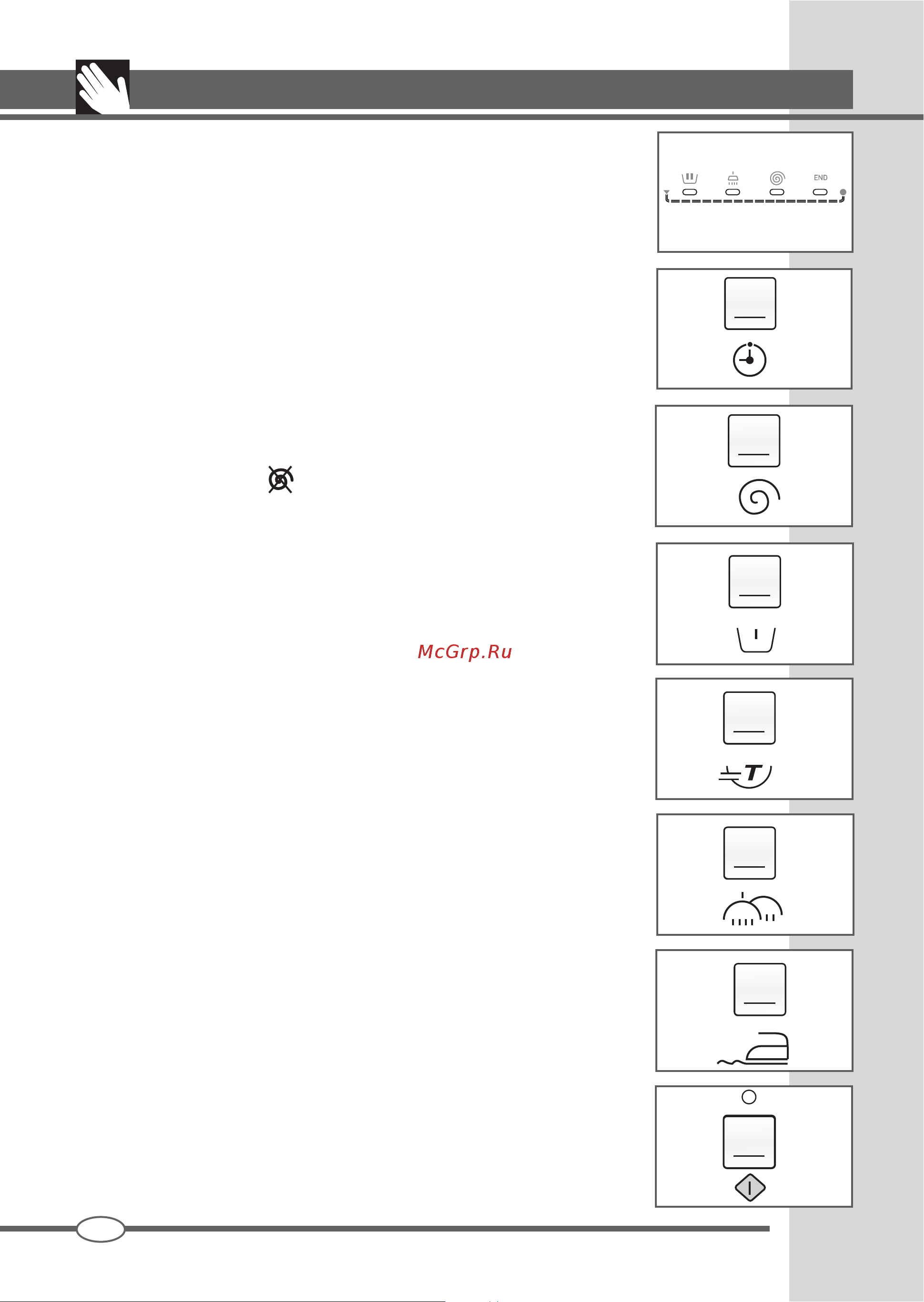 Ardo FLN 85 SW [16/68] Tableau des commandes