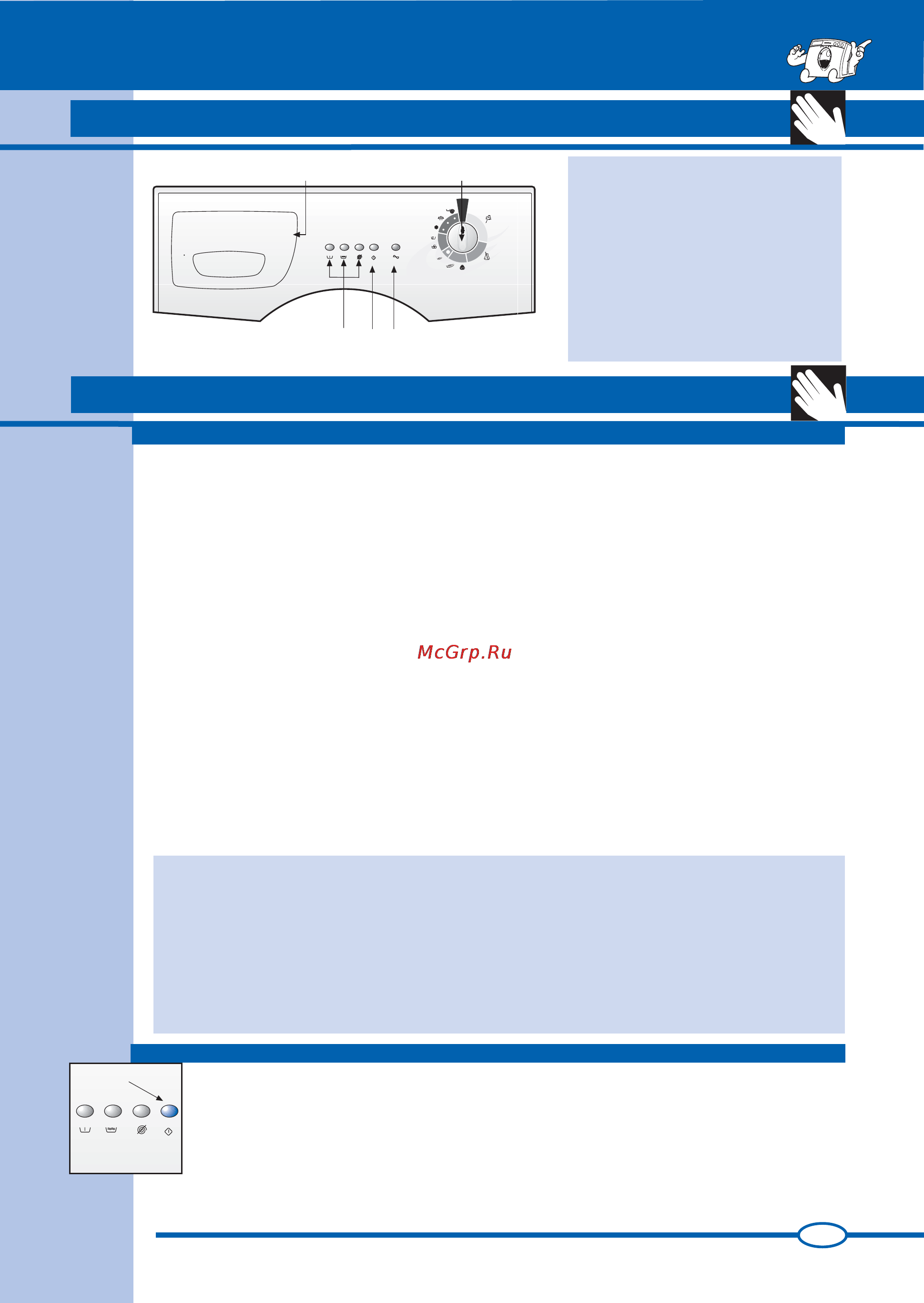 Ardo FLS80E [5/40] Main functions of the washing machine