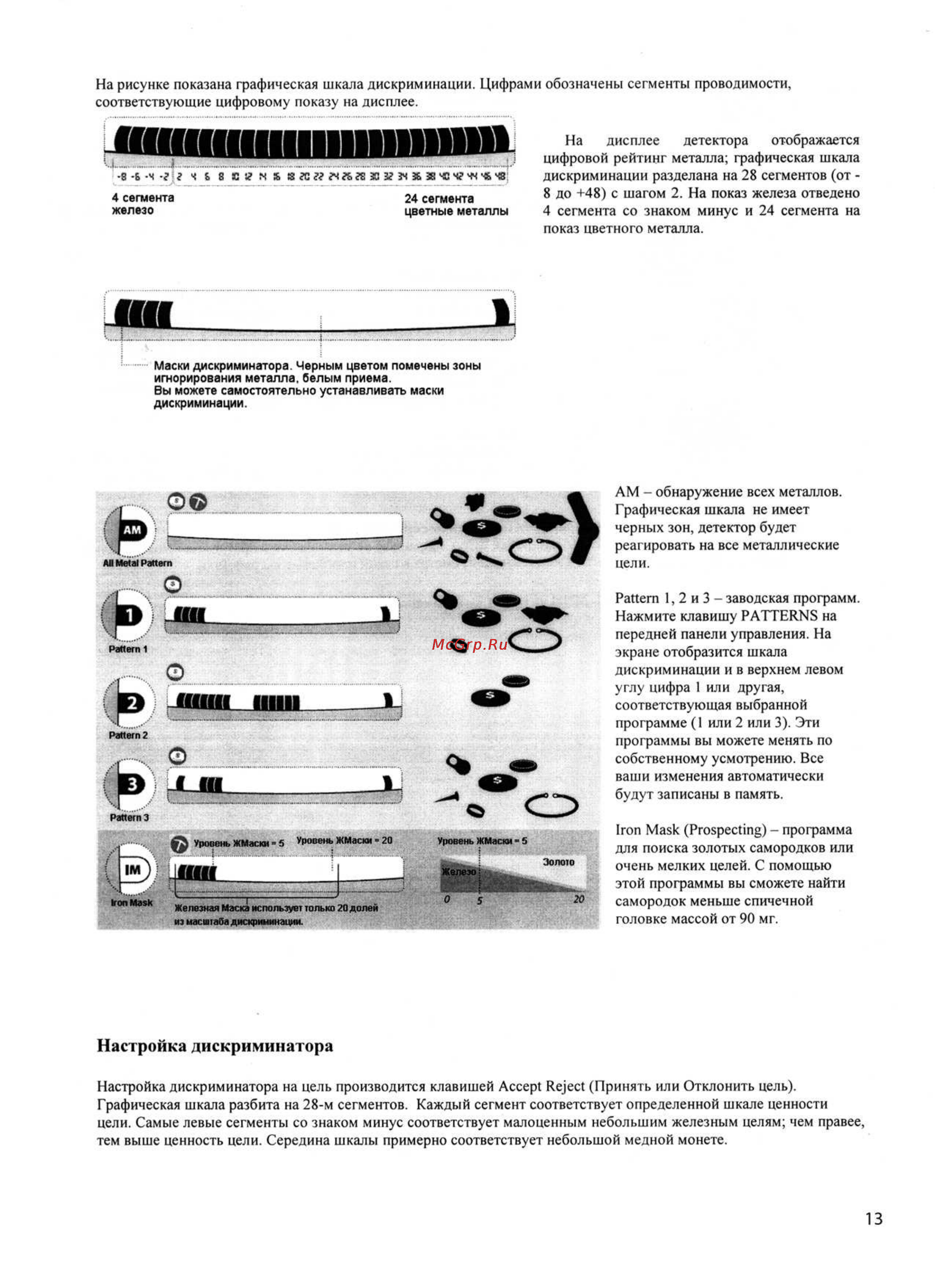Minelab x-terra 70 [13/30] Настройка дискриминатора