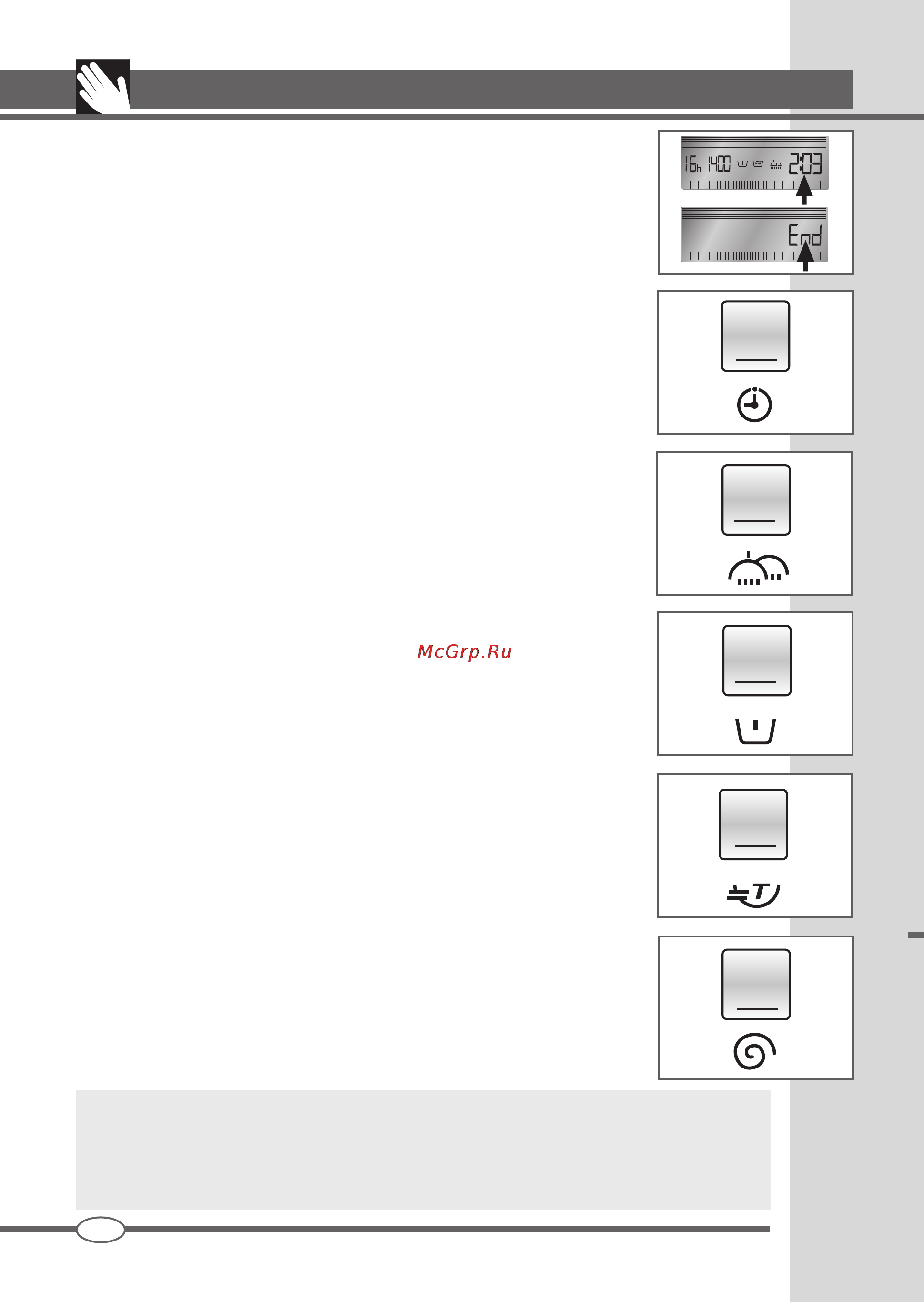 Ardo TLN126L [16/44] Tableau des commandes