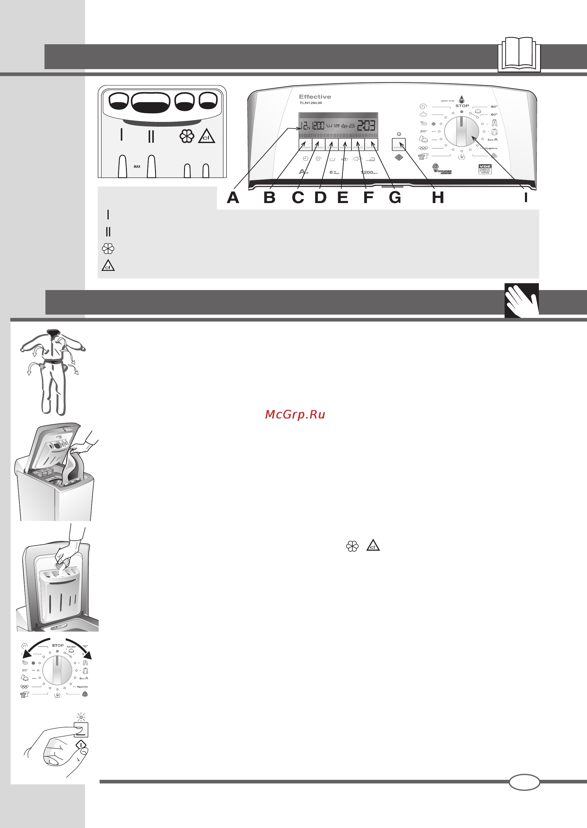 Ardo TLN 106 LB [23/44] Instrukcje prania