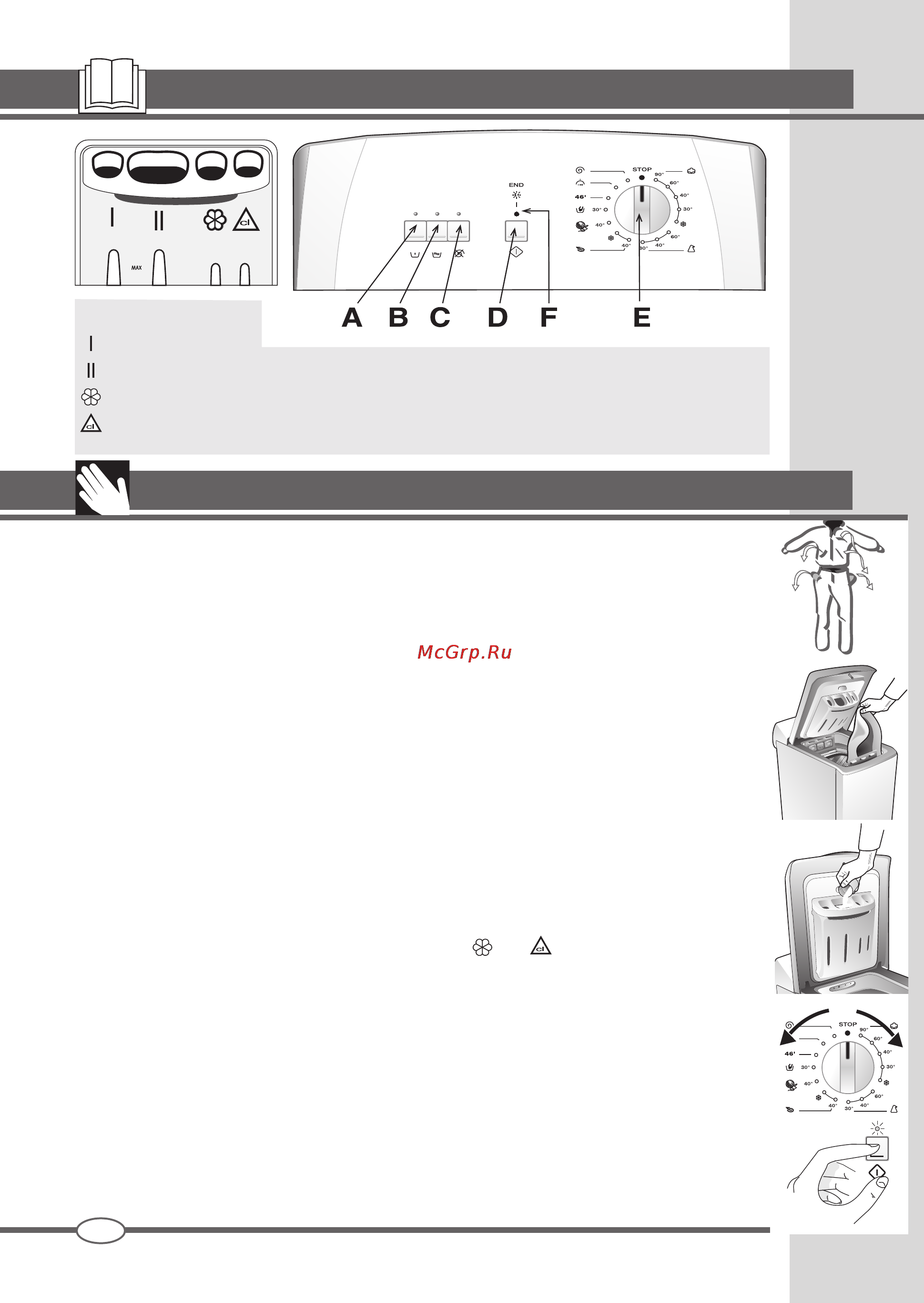 Ardo TLN 106 EW [18/36] Instrukcje prania