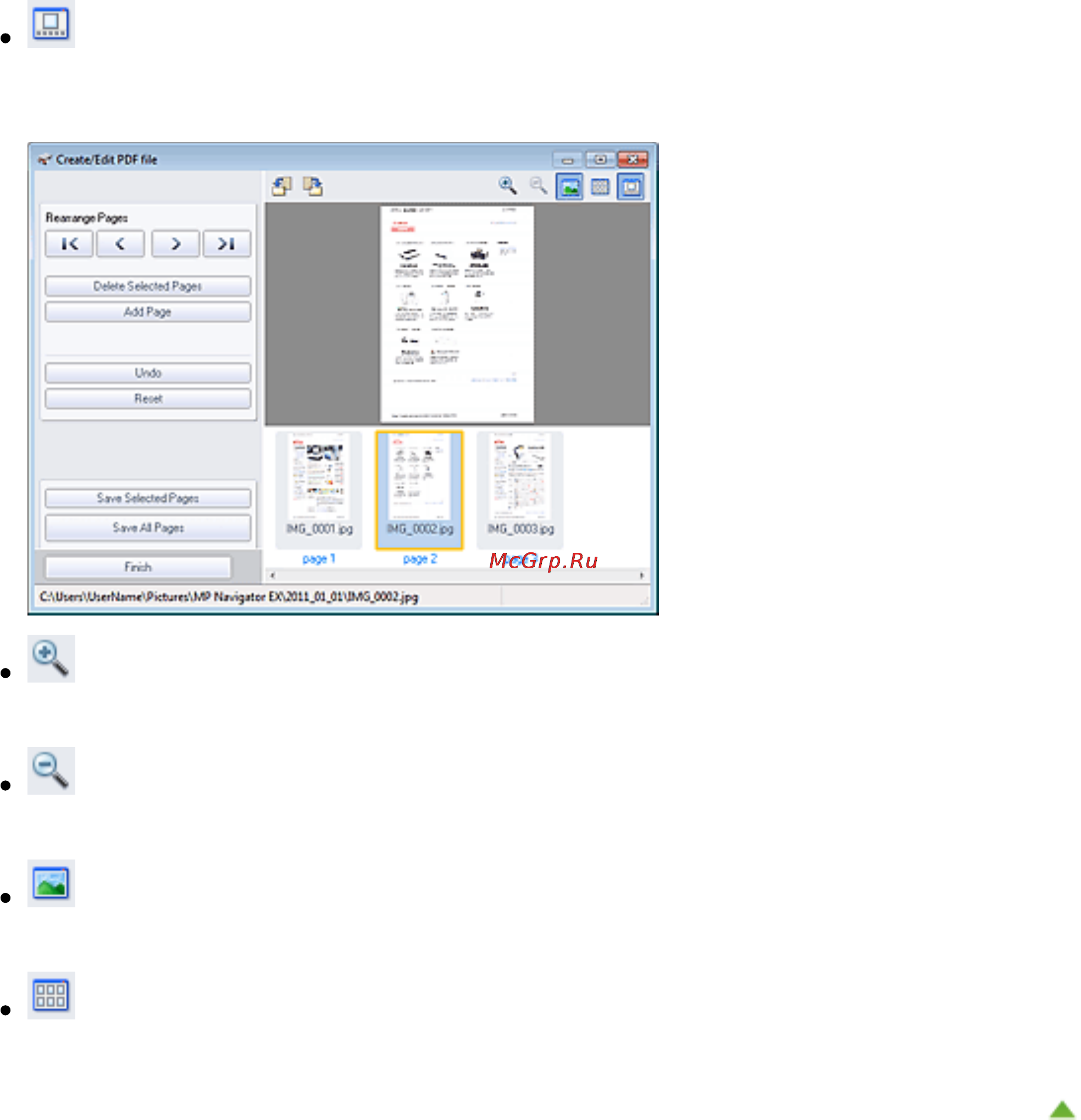 Canon PIXMA MG3140 [449/964] Page 449 of 964 pages окно создание правка pdf файла