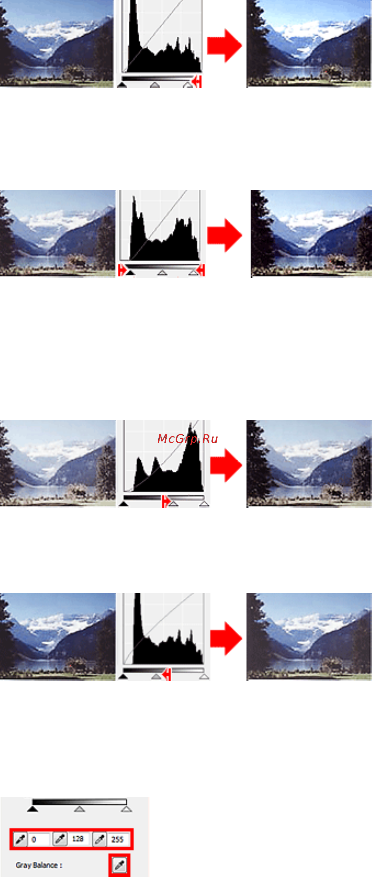 Canon PIXMA MG3140 [552/964] Page 552 of 964 pages настройка гистограммы
