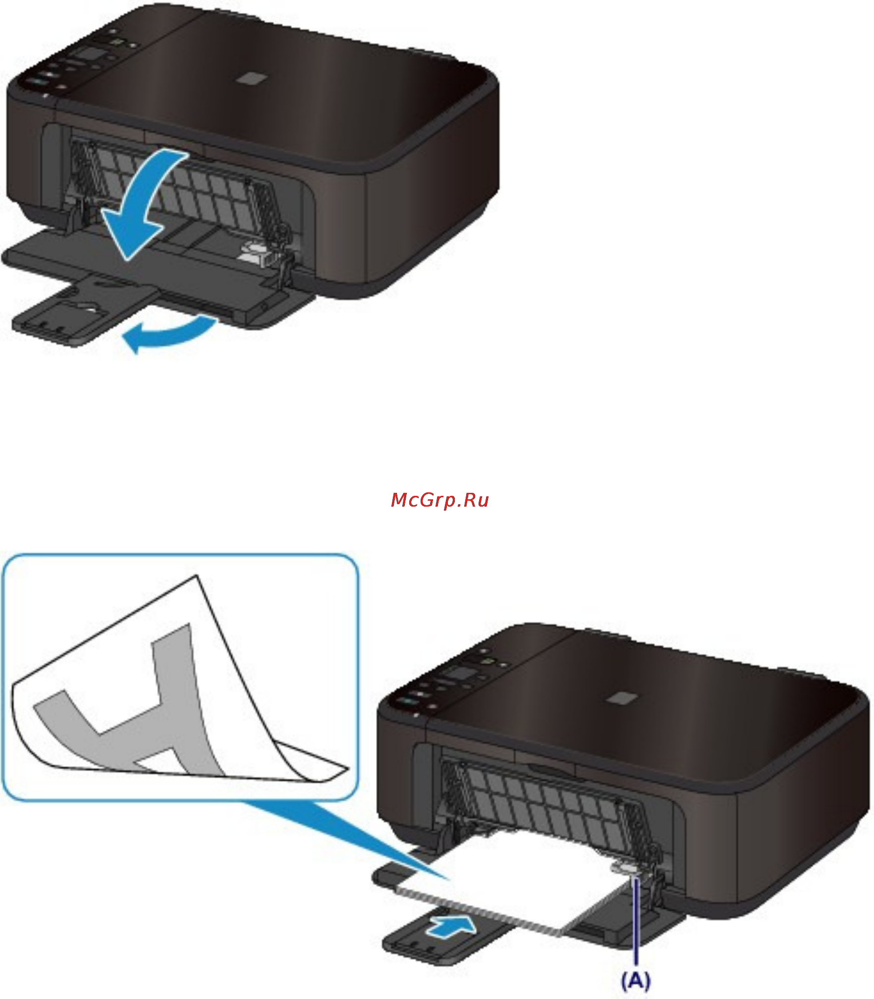 Canon PIXMA MG3140 [782/964] Сдвиньте правую направляющую бумаги a чтобы совместить