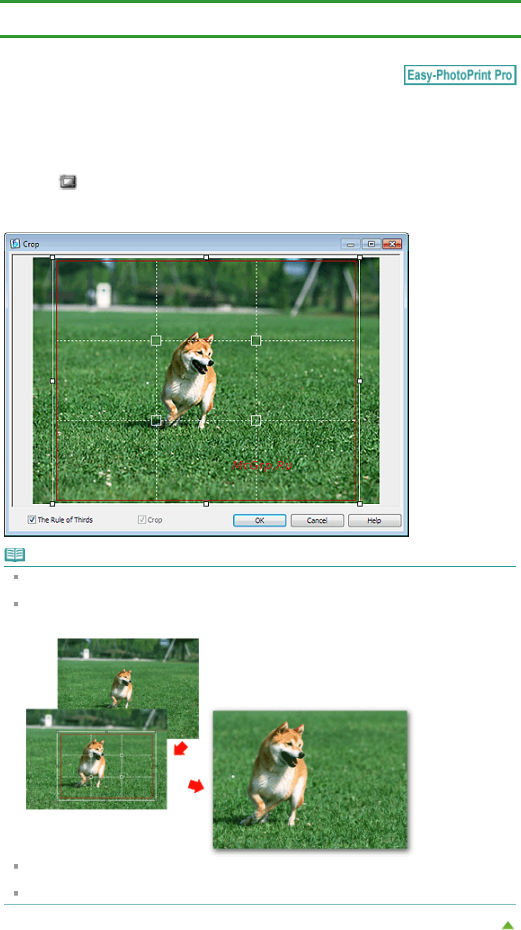 Canon Pixma MG6240 [197/1105] Обрезка фотографий