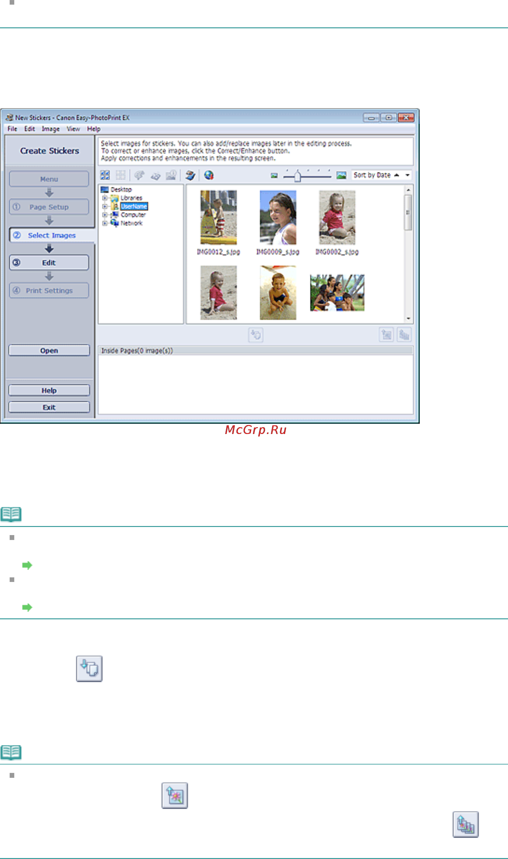 Canon Pixma MG6240 [38/1105] Page 38 of 1105 pages печать наклеек