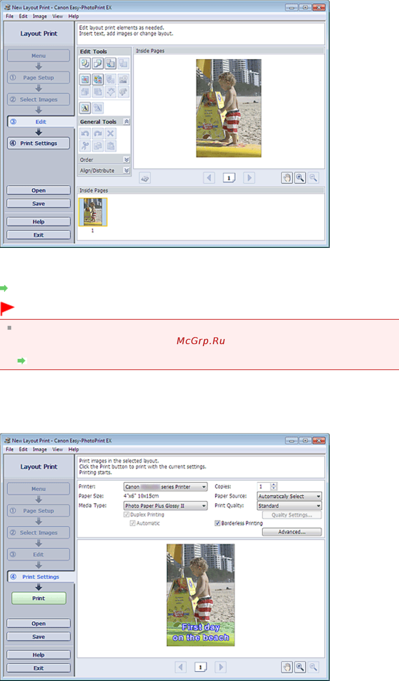 Canon Pixma MG6240 [43/1105] Page 43 of 1105 pages макет печати
