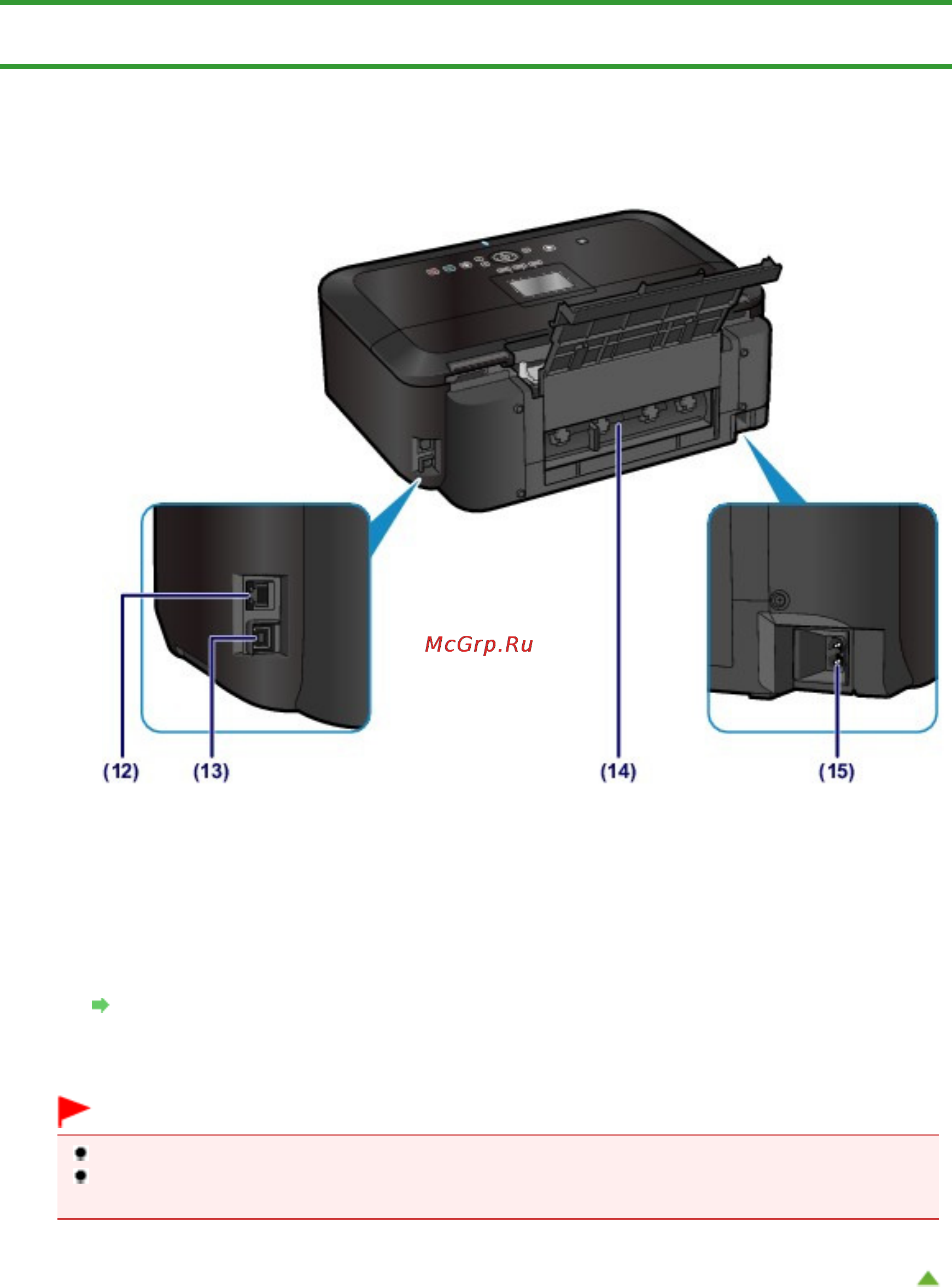 Canon Pixma MG6240 [861/1105] Вид сзади
