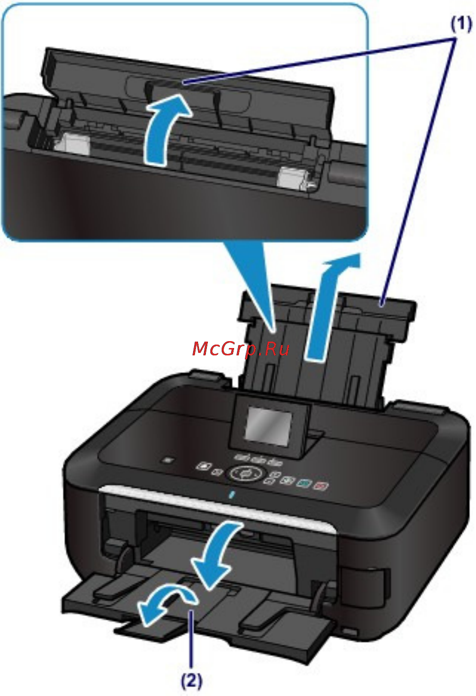 Canon Pixma MG6240 [881/1105] Page 881 of 1105 pages загрузка конвертов в задний лоток