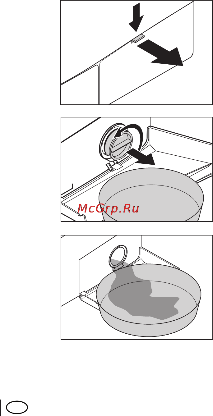 Beko WKD 25060 R [19/26] Очистка фильтра насоса