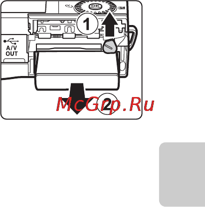 Nikon Coolpix S6200 Silver [31/132] Извлечение батареи