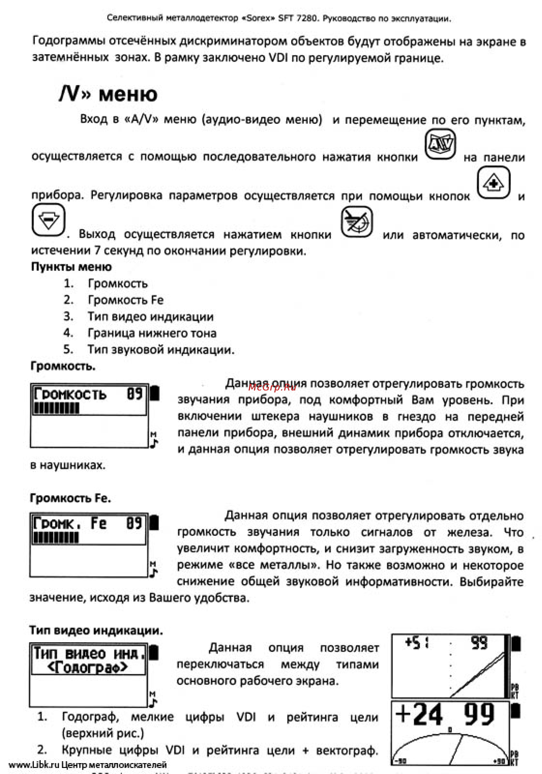 Ака сорекс 7280М версия 1 [9/26] V меню