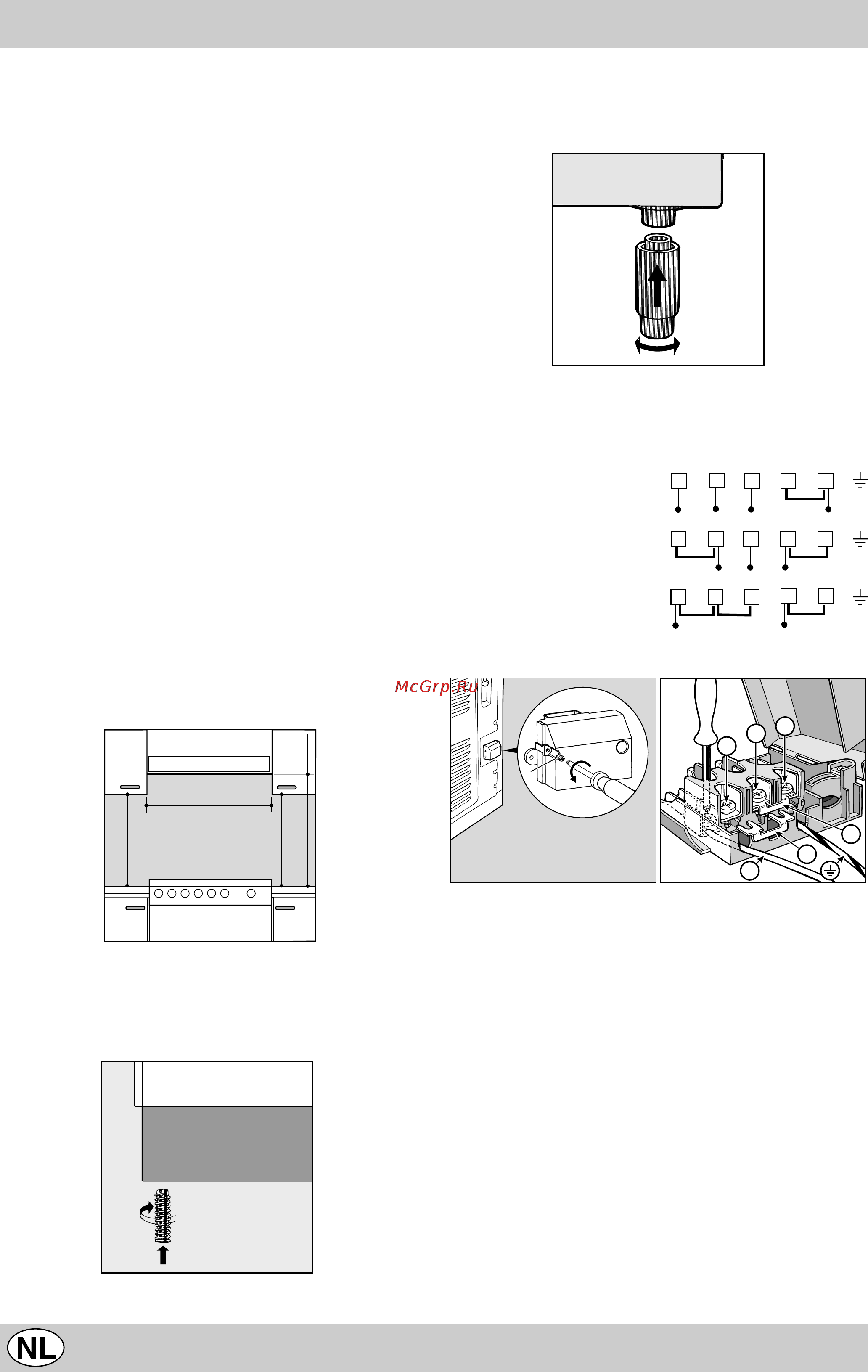 Indesit K300 E.C/R [18/52] Instructies voor het installeren