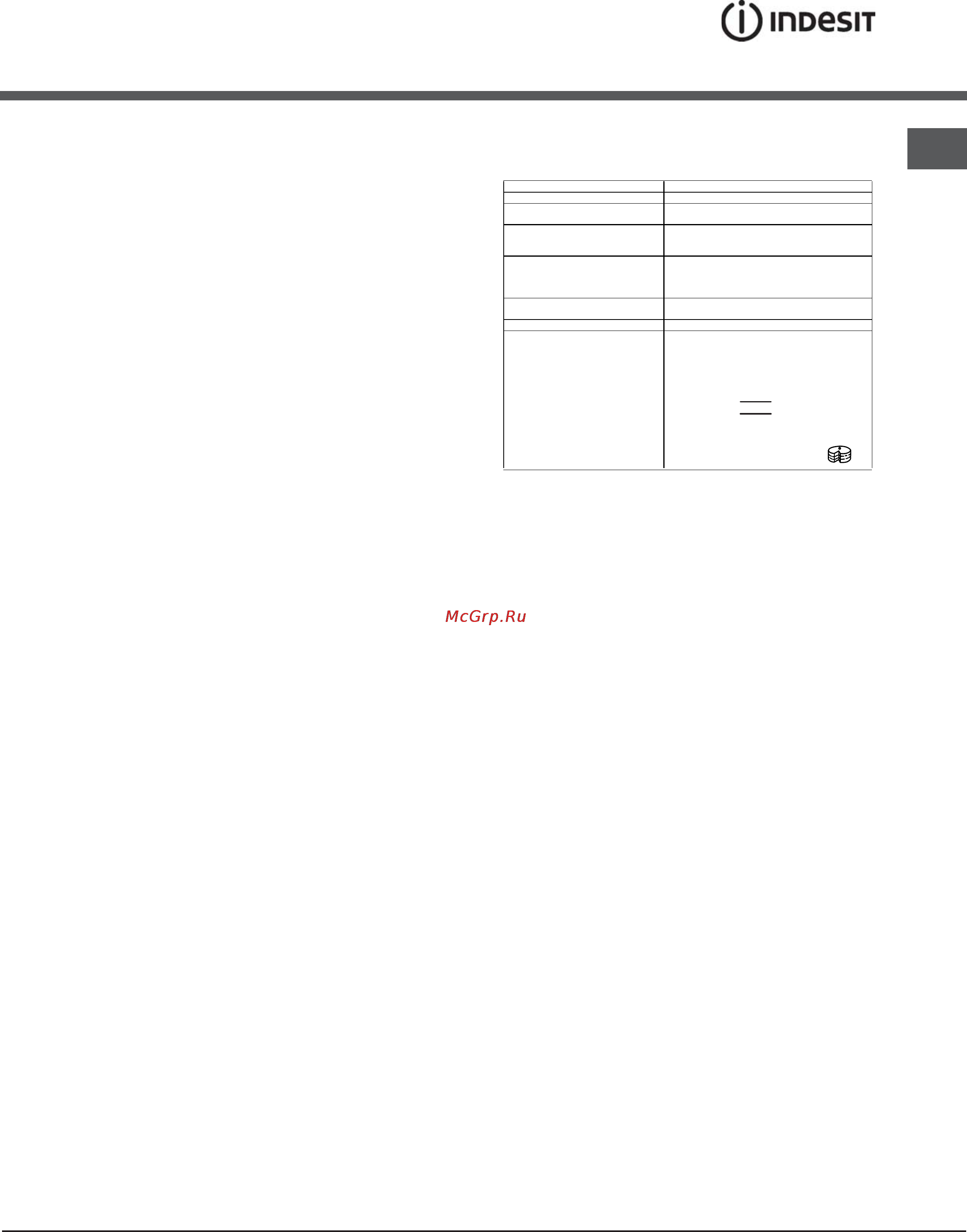 Indesit MVK5 V75(X) RF Инструкция по эксплуатации онлайн [3/14] 59984