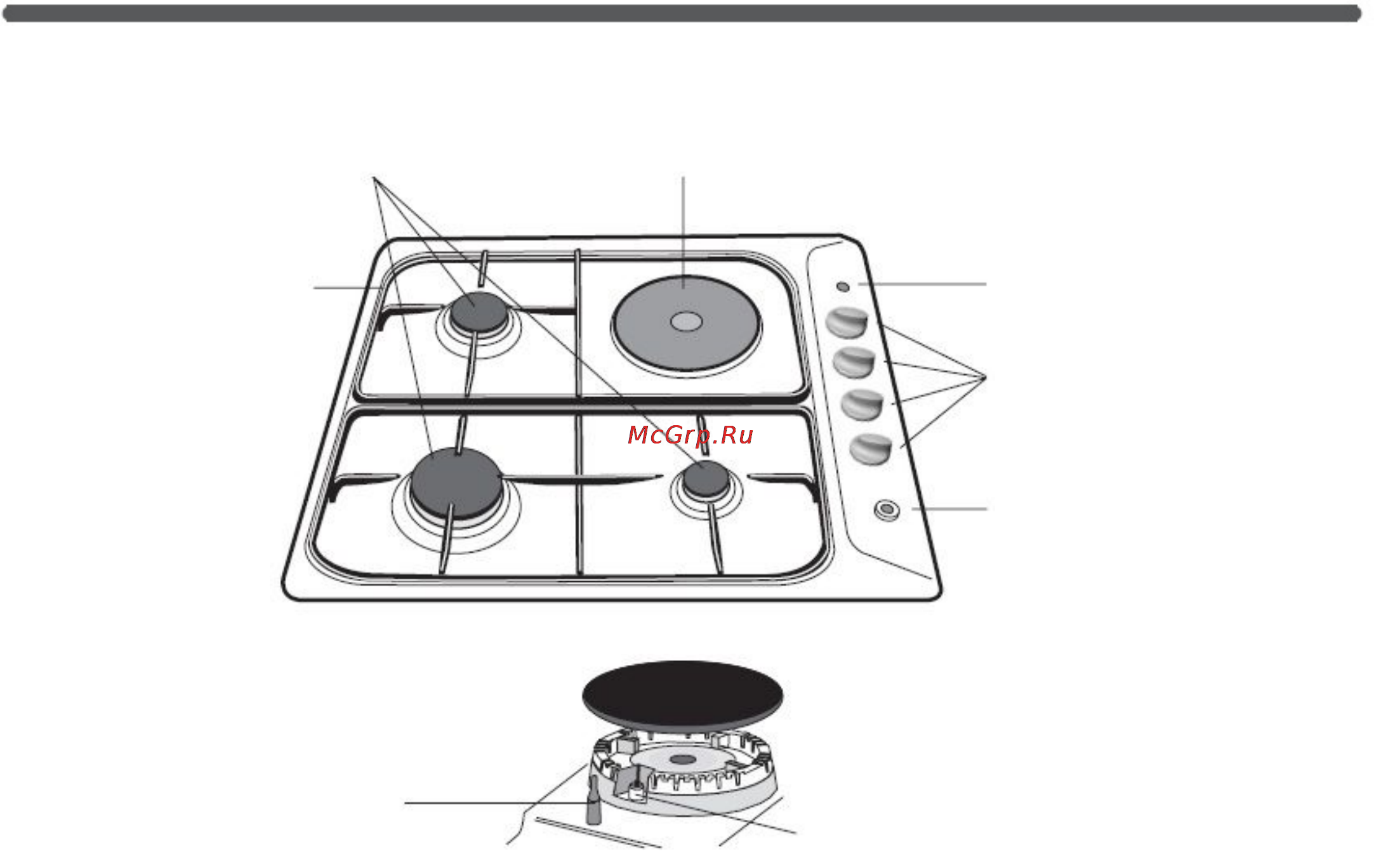 Indesit PI 640 IB [41/48] Опис приладу