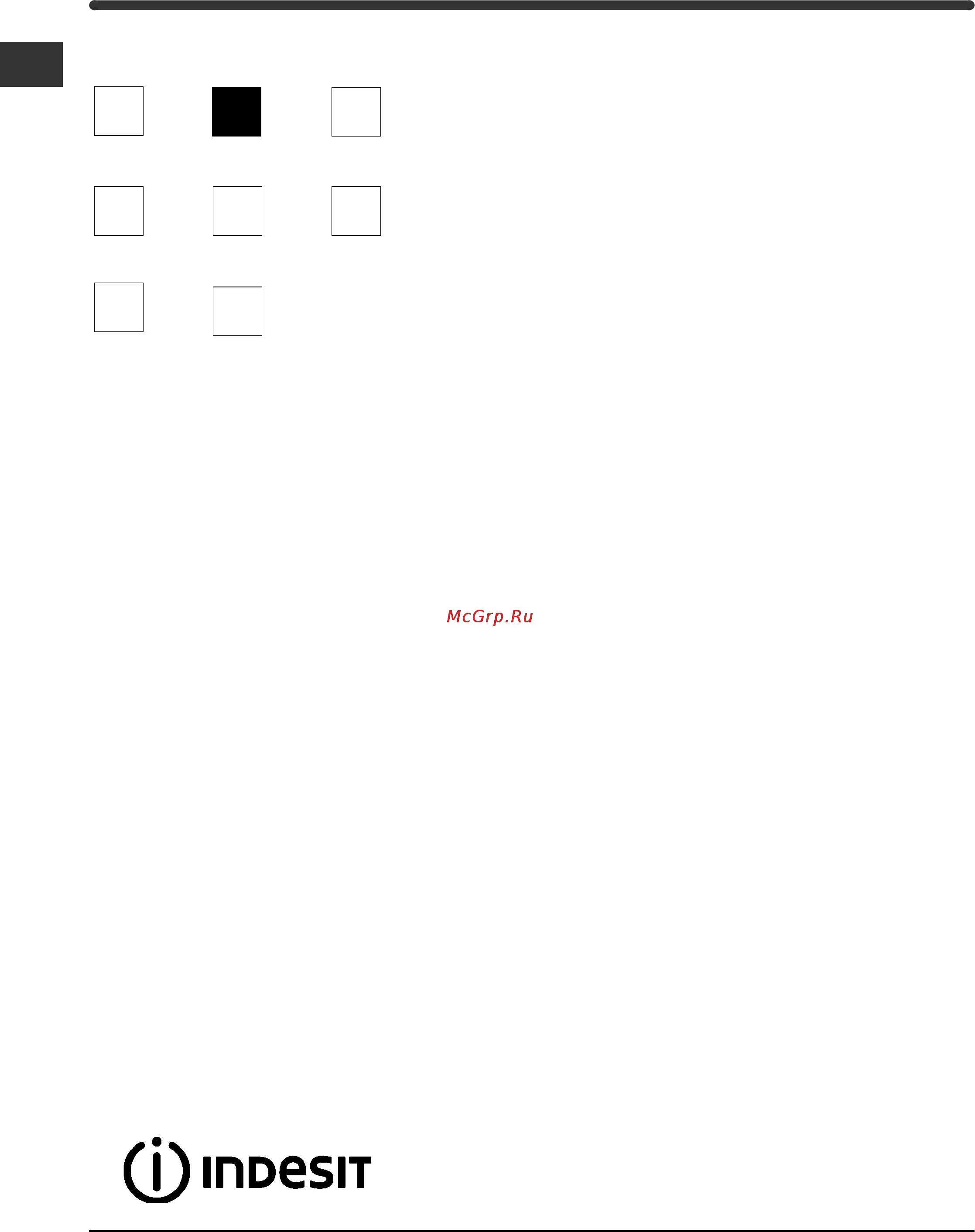 Indesit PIM 604 [8/52] Operating instructions
