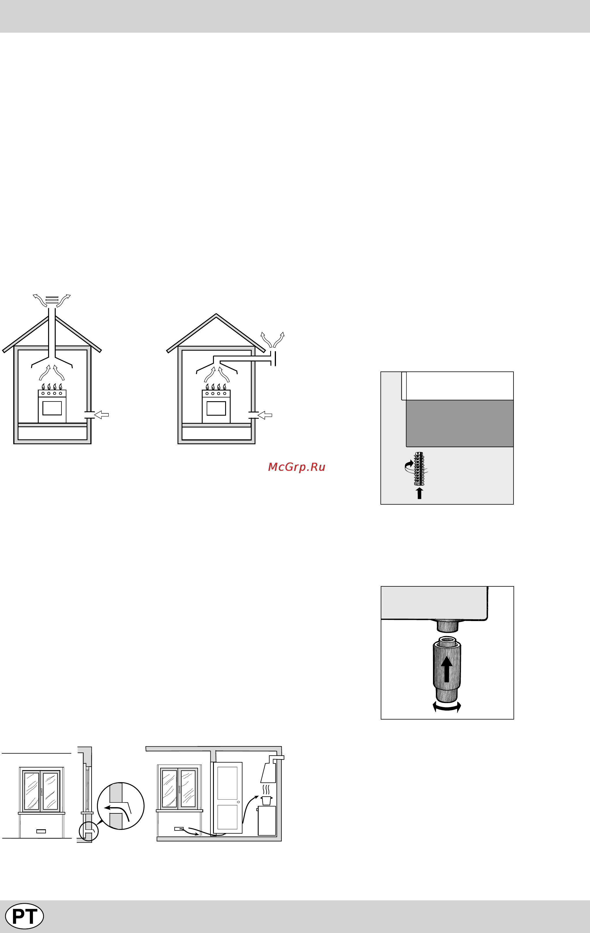 Indesit K6G20/R [44/56] Instruções para instalação