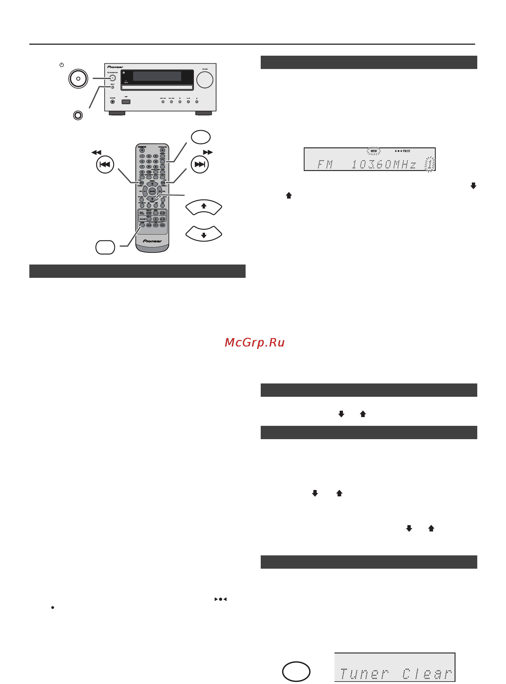 Pioneer X-HM10-K [44/184] 5 25 x hm10_20_fr fm