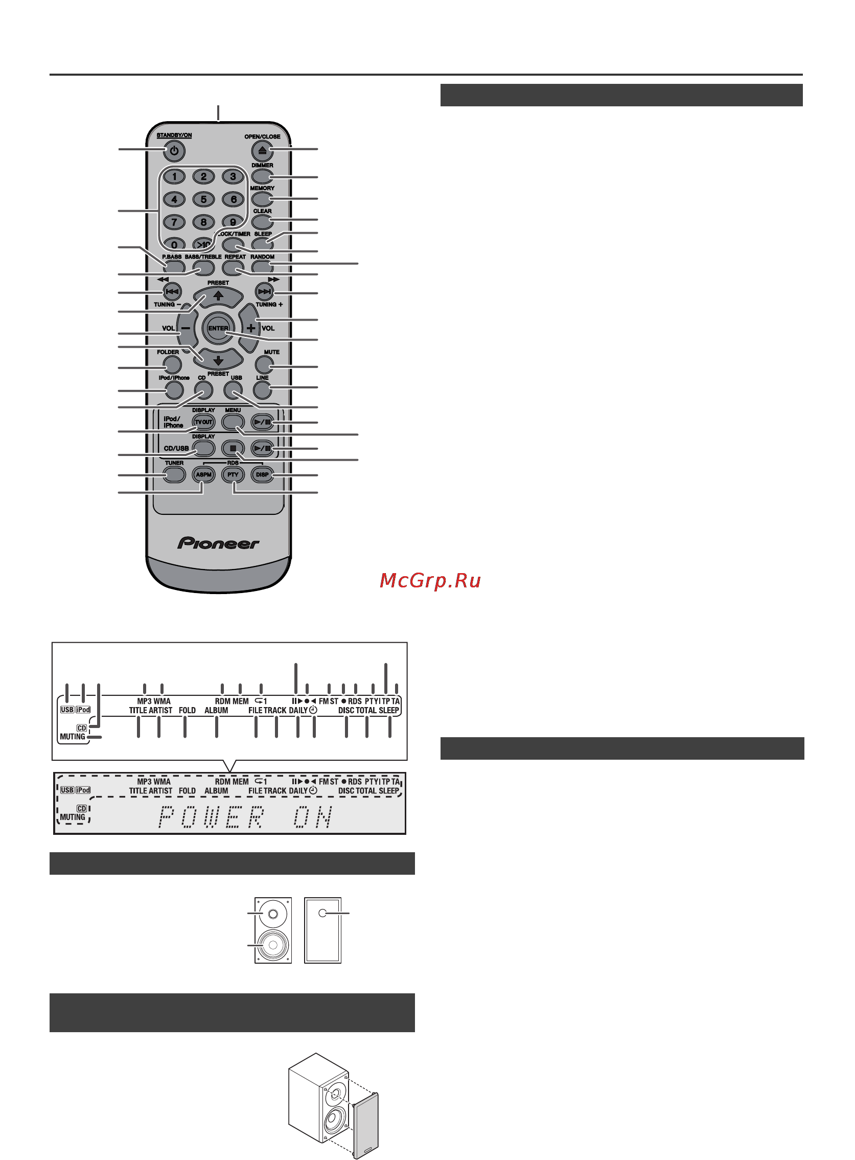 Pioneer X-HM10-K [58/184] 5 25 x hm10_20_es fm