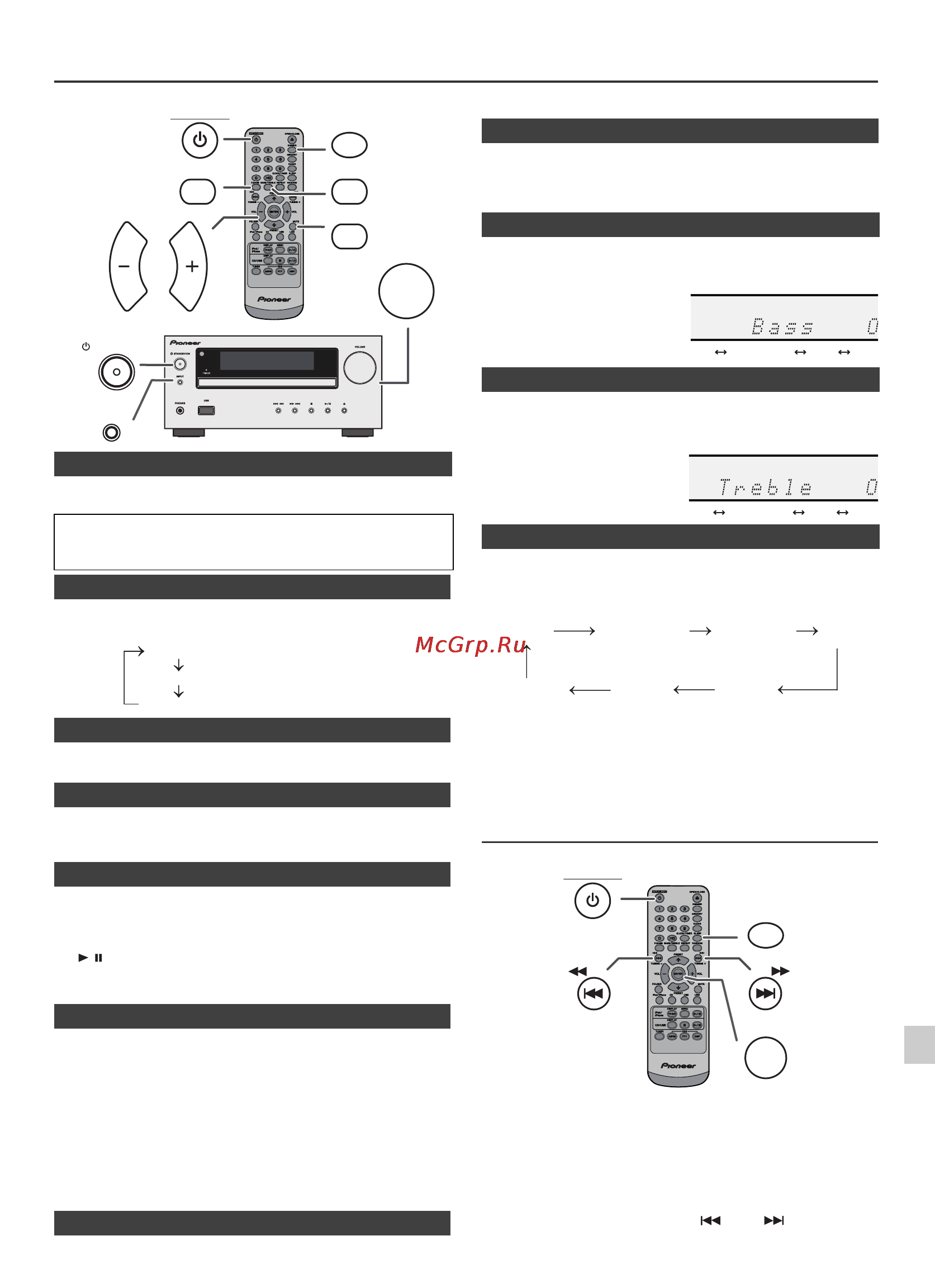 Pioneer X-HM10-K [87/184] Um die helligkeit der anzeige zu verdunkeln drücken sie die dimmer taste auf der fernbedienung