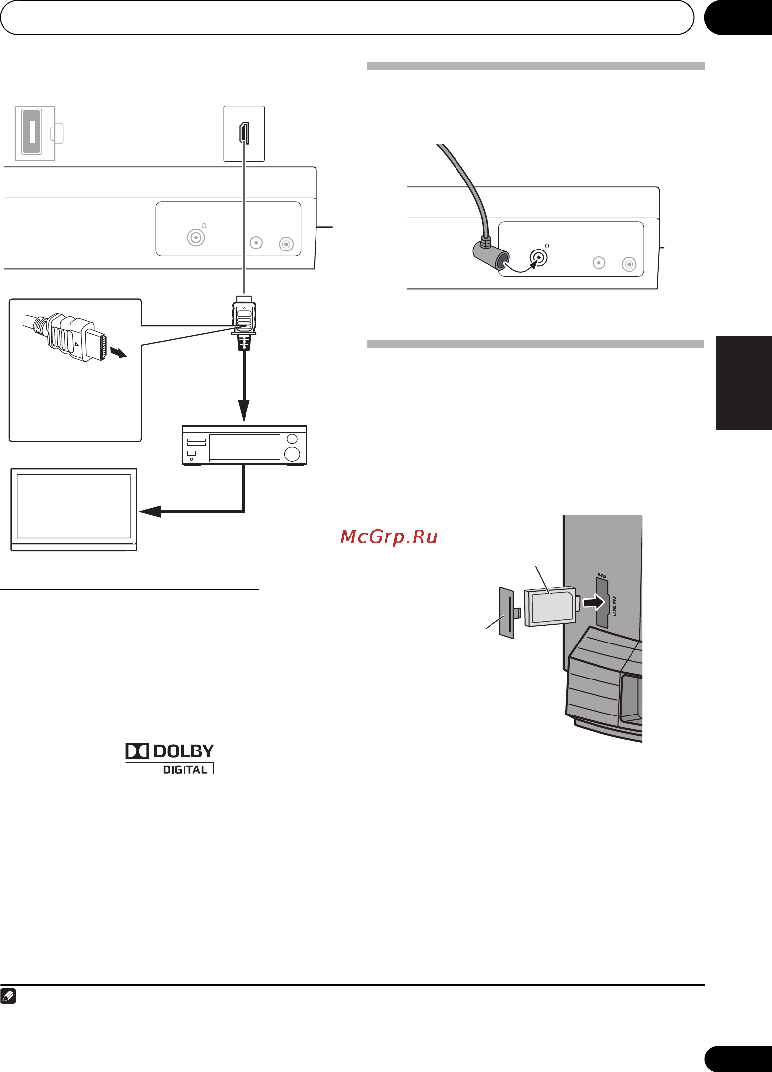 Pioneer X-SMC1-K [83/156] Opmerking