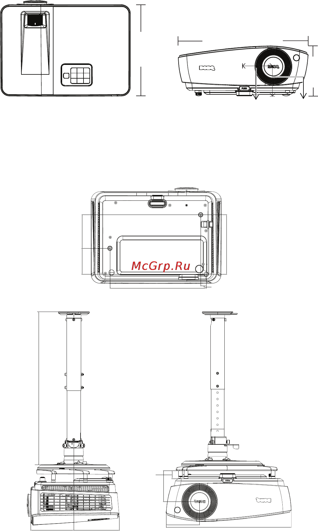 Benq MX661 [96/127] 5x126 0x230 1мм шхвхг