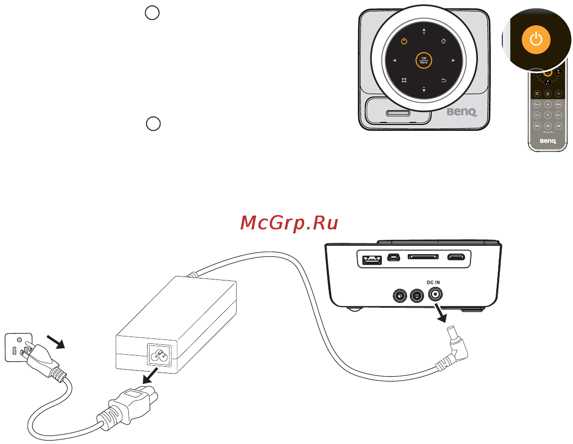 Benq GP3 [92/124] Âûêë åíèå ï²îåêòî²à