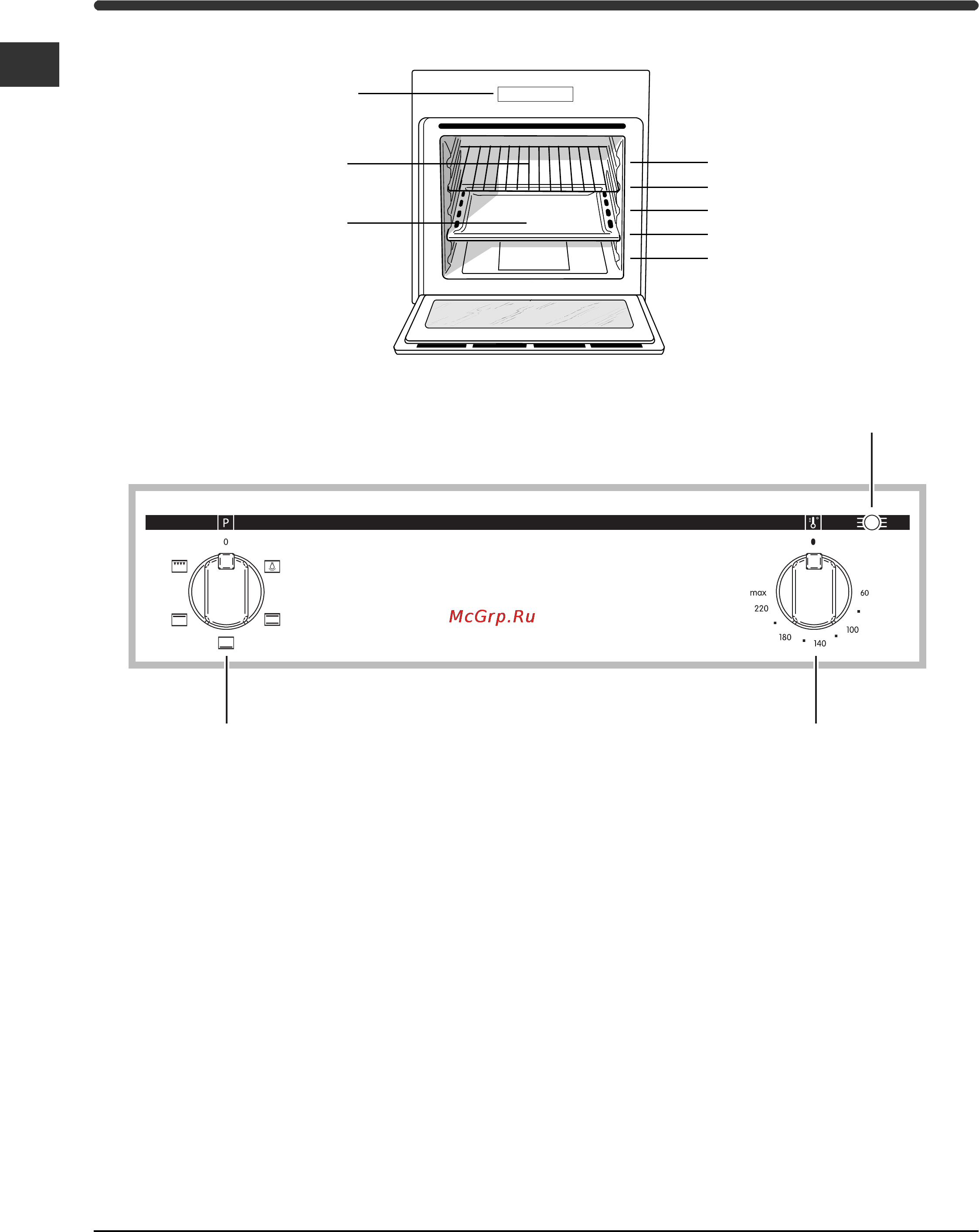 Indesit 7OFIM 20 K.A IX [4/20] Description of the appliance