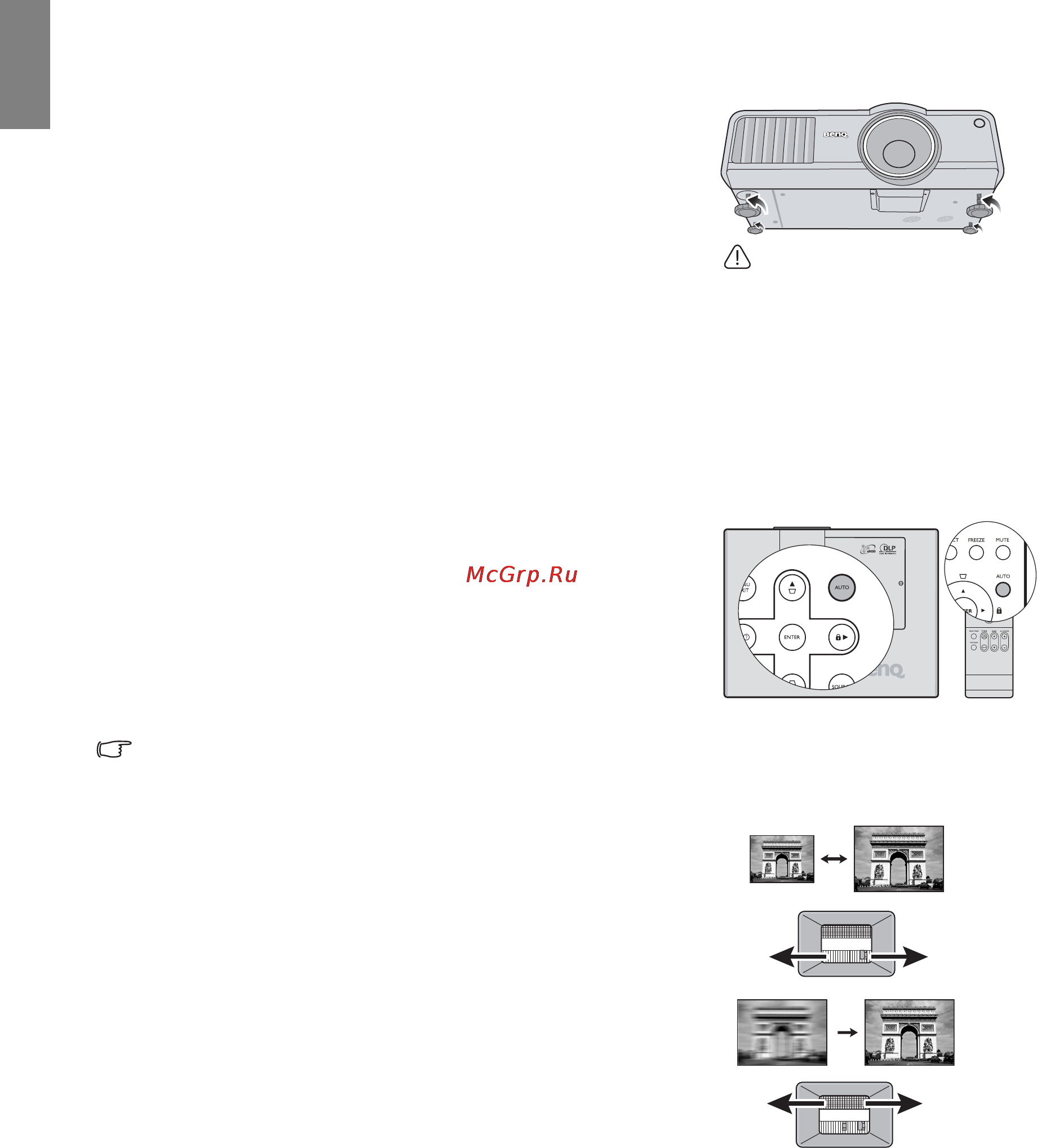 Benq SP920P [28/55] Русский