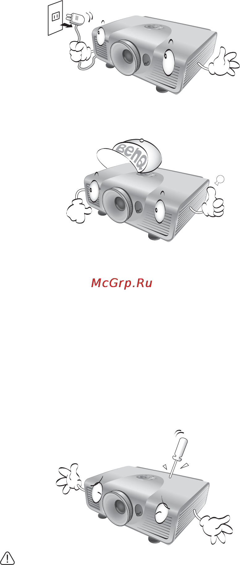 Benq W7500 [5/62] Конденсация влаги