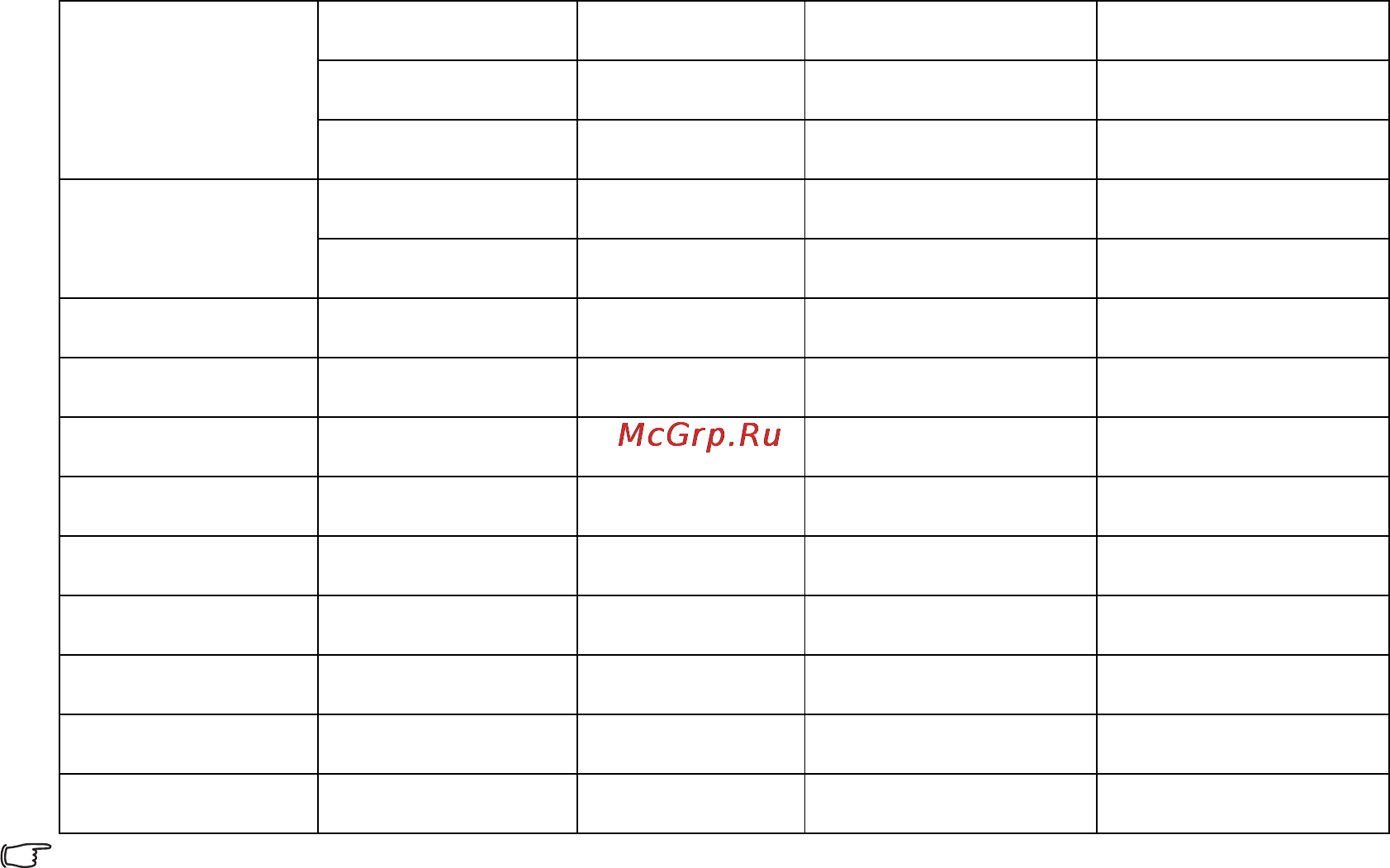 Benq W1080ST Инструкция по эксплуатации онлайн [57/61] 56447