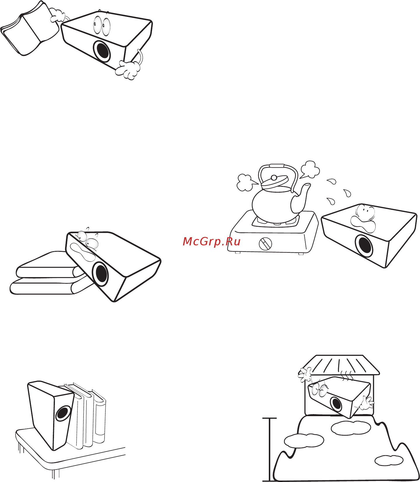 Benq W1070 [3/61] Важные правила безопасности