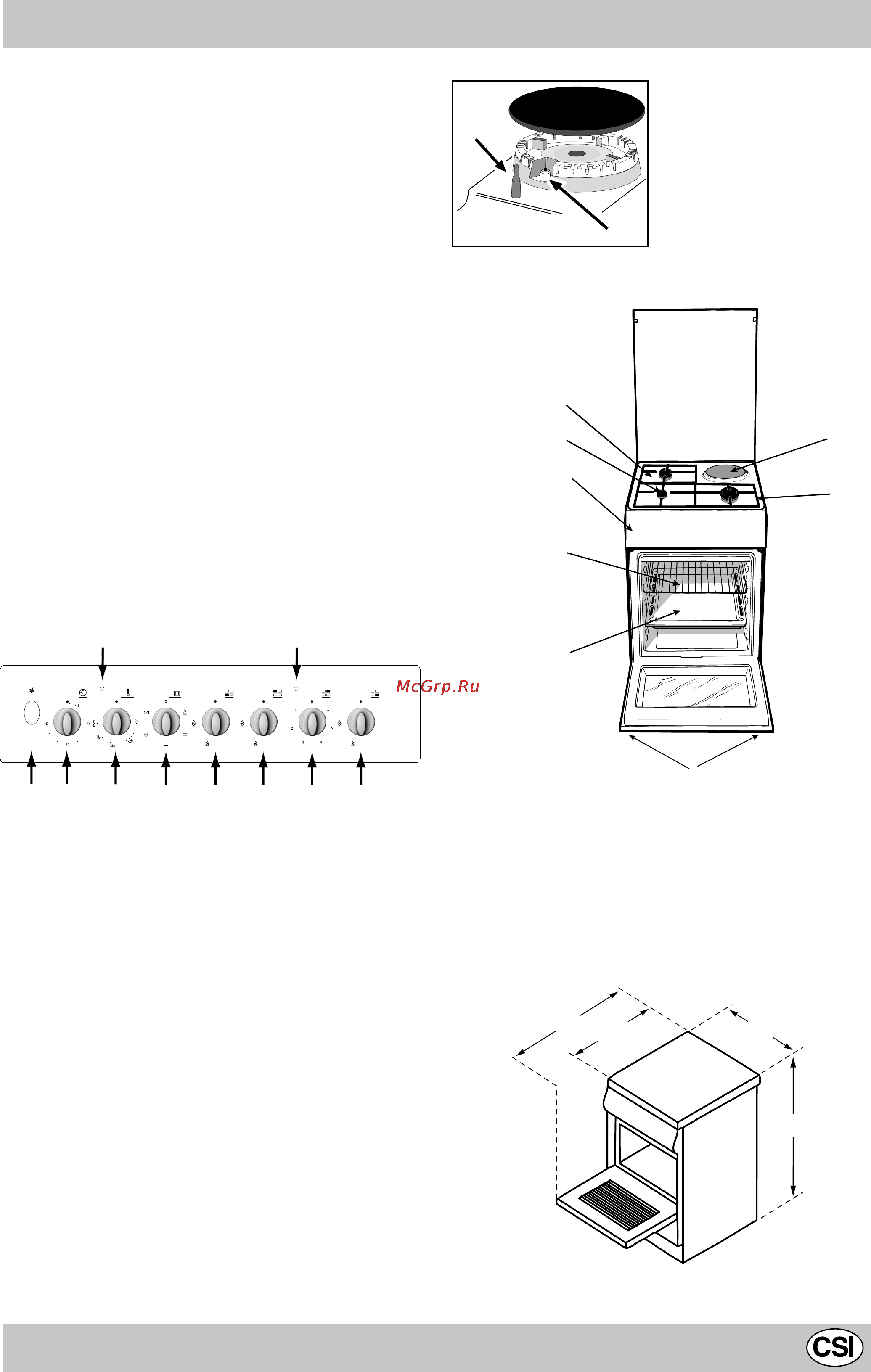 Indesit K1M11S/R [19/26] Плита с электрической духовкой описание