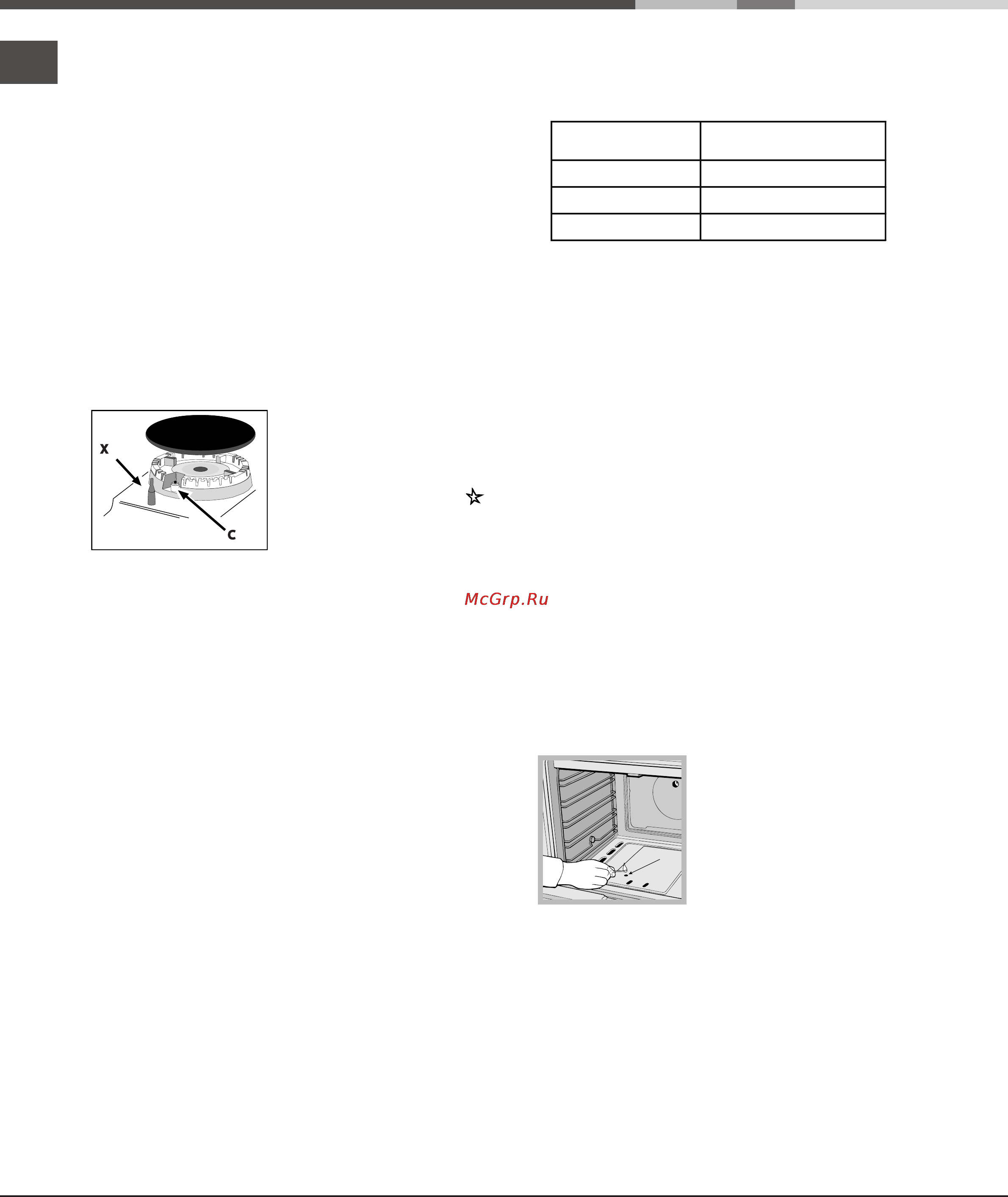 Indesit K1G210R [16/40] Эксплуатация духового шкафа