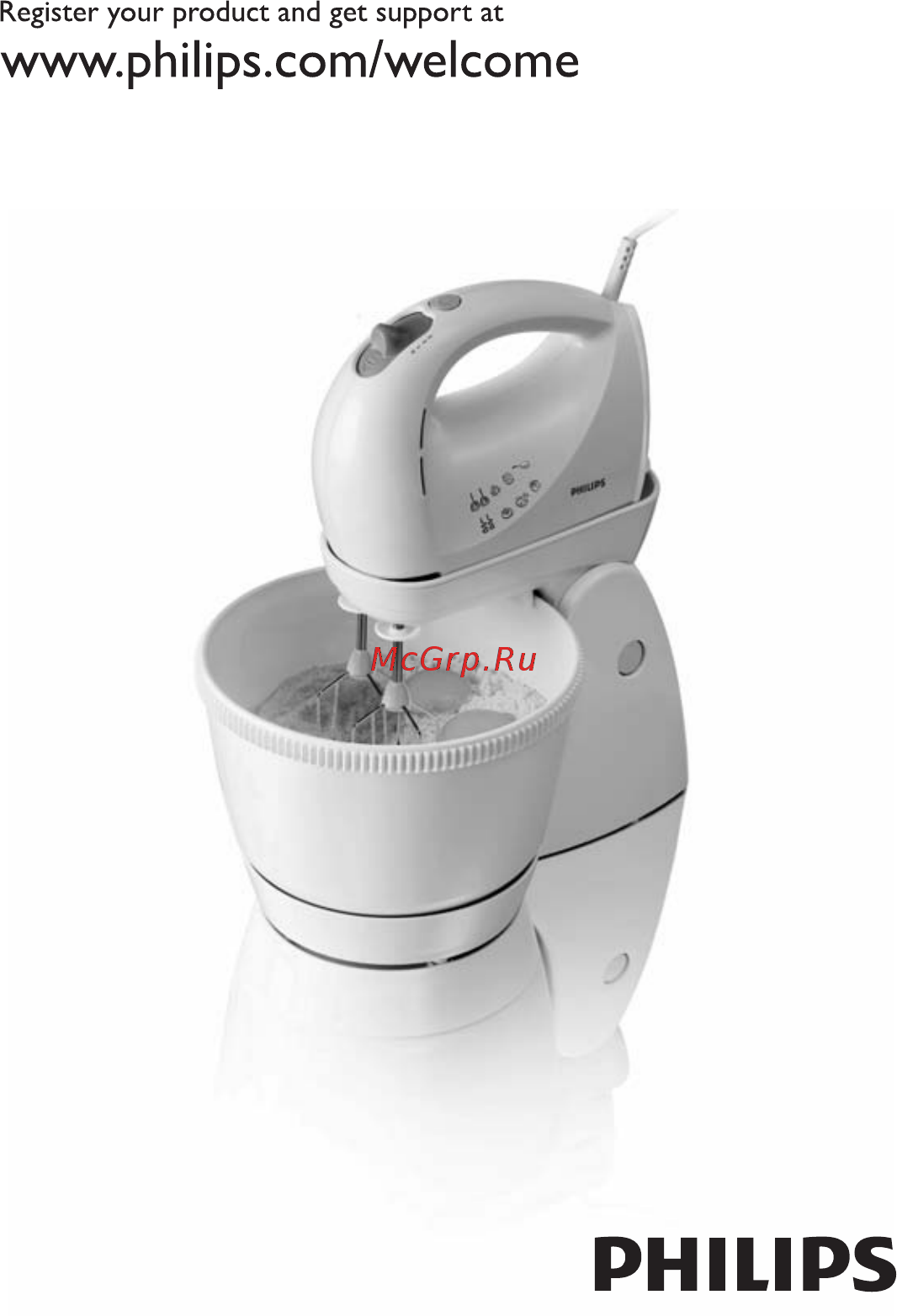 Philips VIVA COLLECTION HR1565/40 Инструкция по эксплуатации онлайн