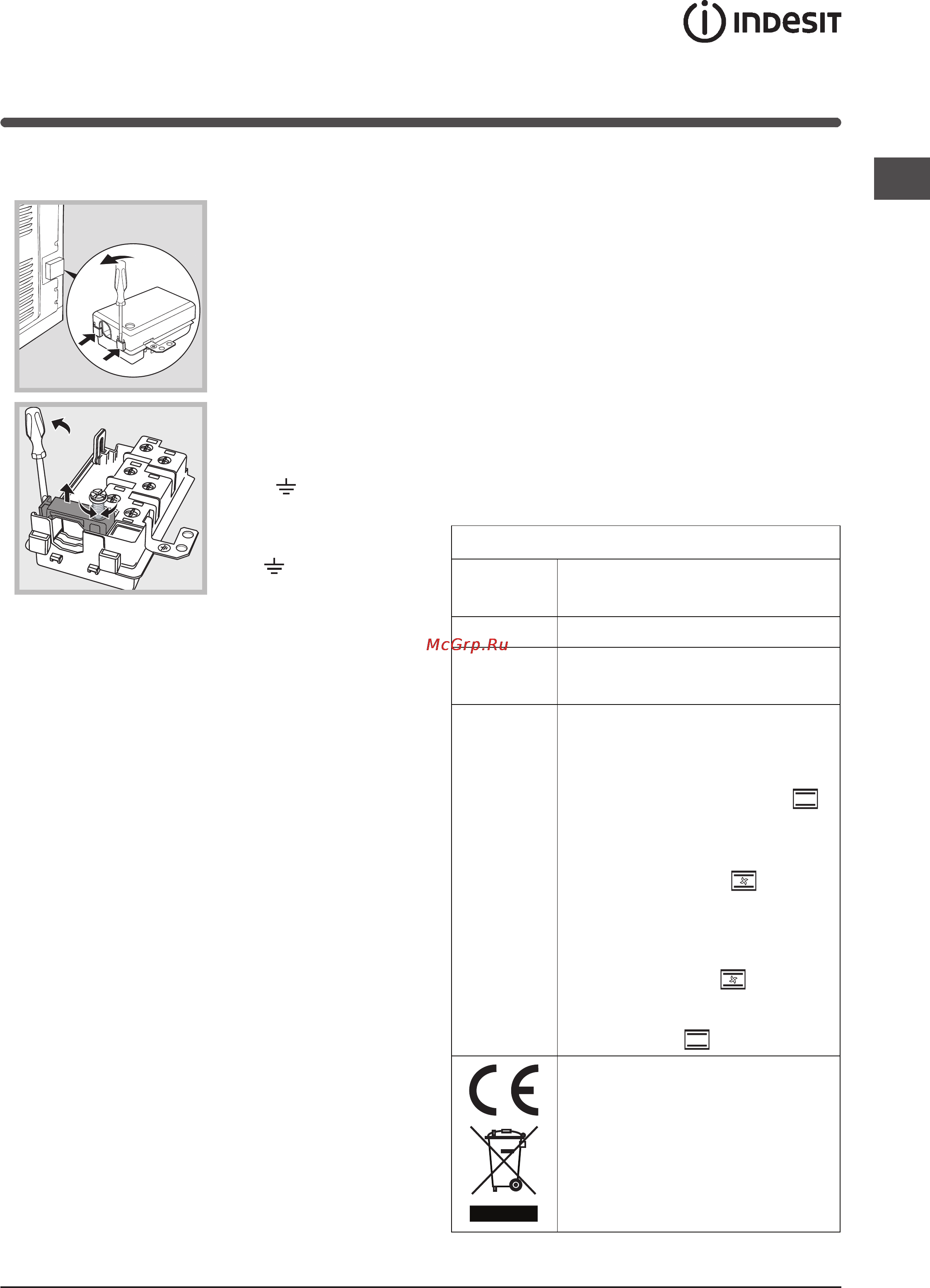 Indesit FIMS 53KC.A IX [23/40] T r t r t r t r t r