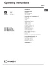 Indesit 7OIF 896K GP.A IX RU Инструкция по эксплуатации