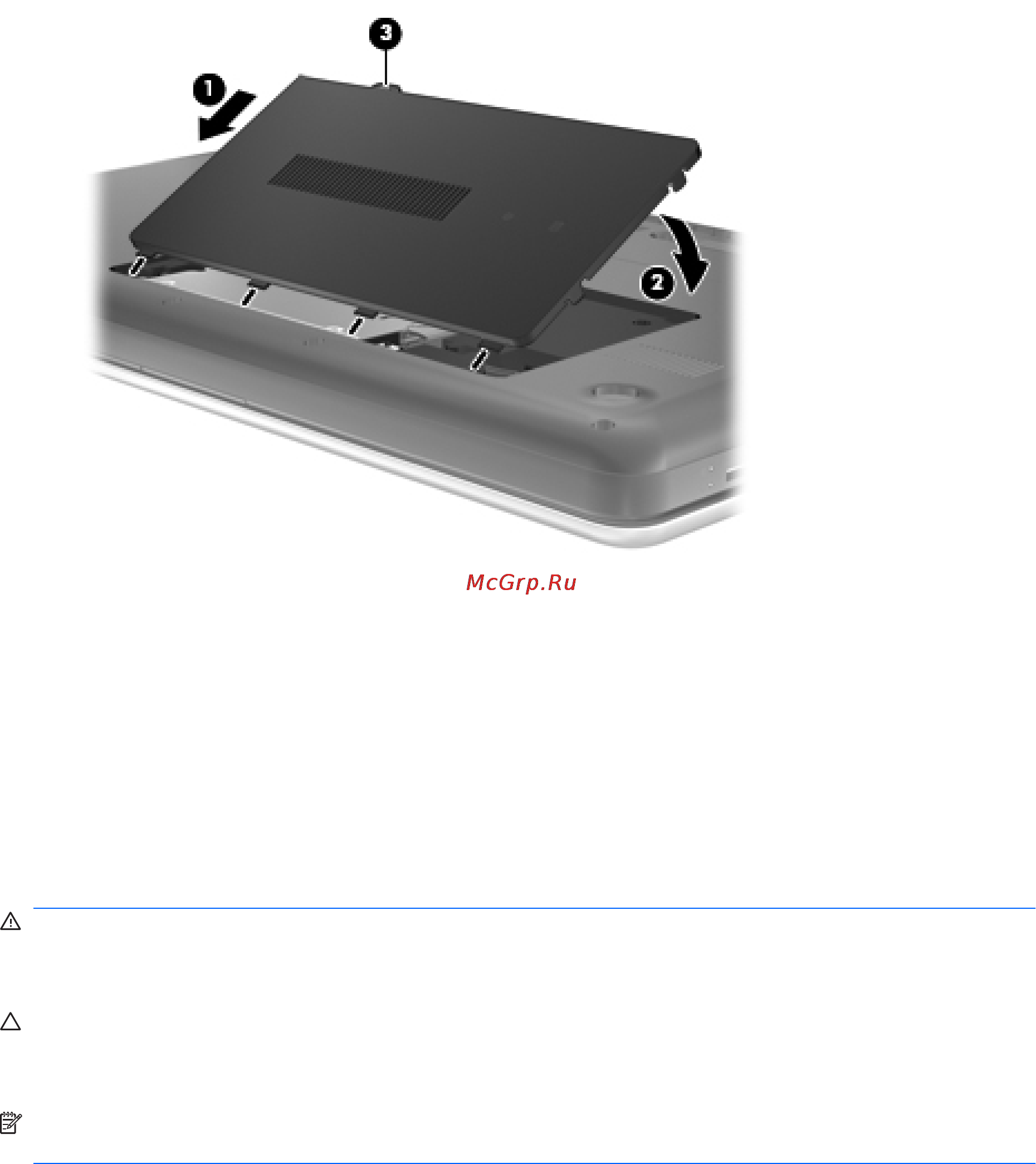 HP 630 LW778ES [35/55] Добавление или замена модулей памяти