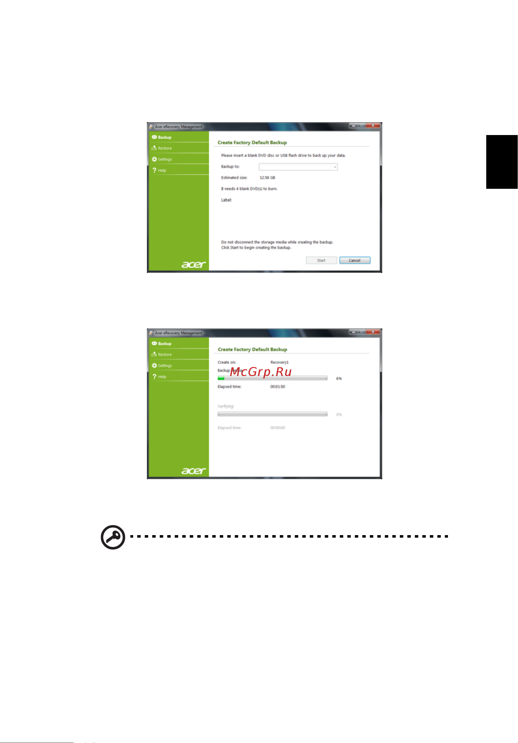 Acer Aspire 4752-2336G50Mnkk [33/78] Русский
