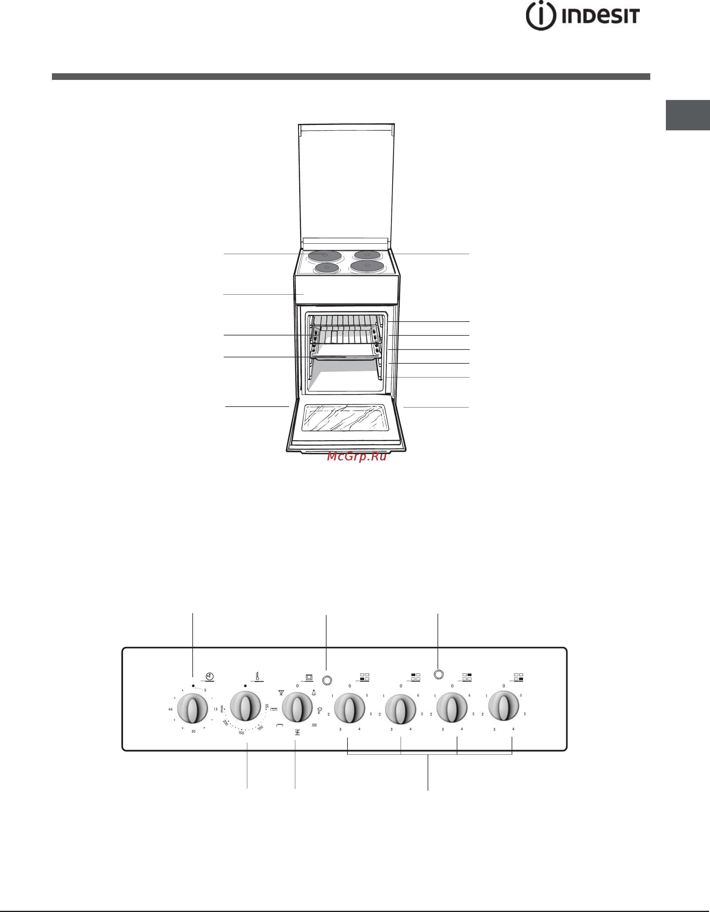 Indesit K3E 517 /RU [17/24] Description of the appliance