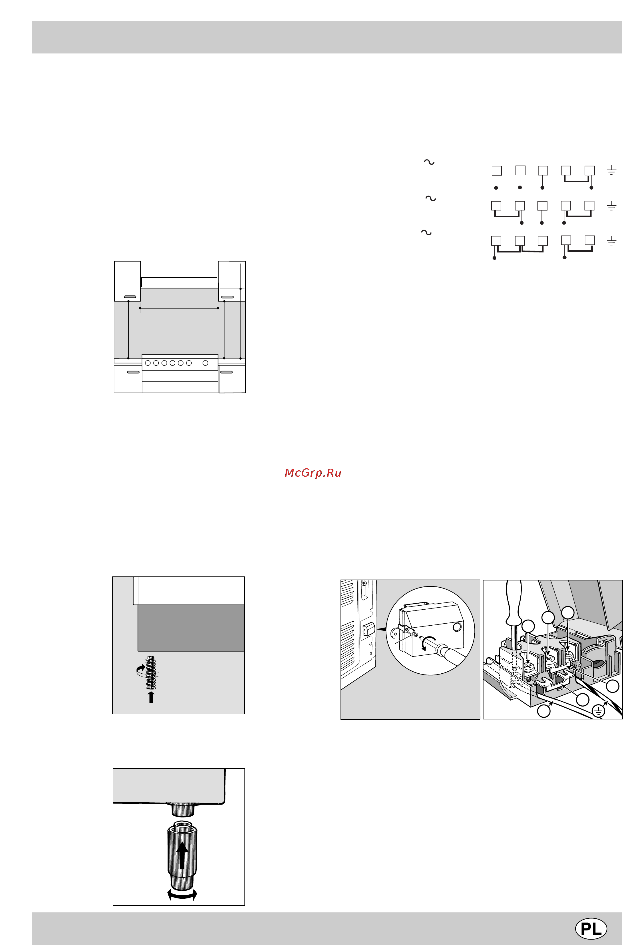 Indesit K3C51/U [5/80] Montaz kabla zasilajqcego