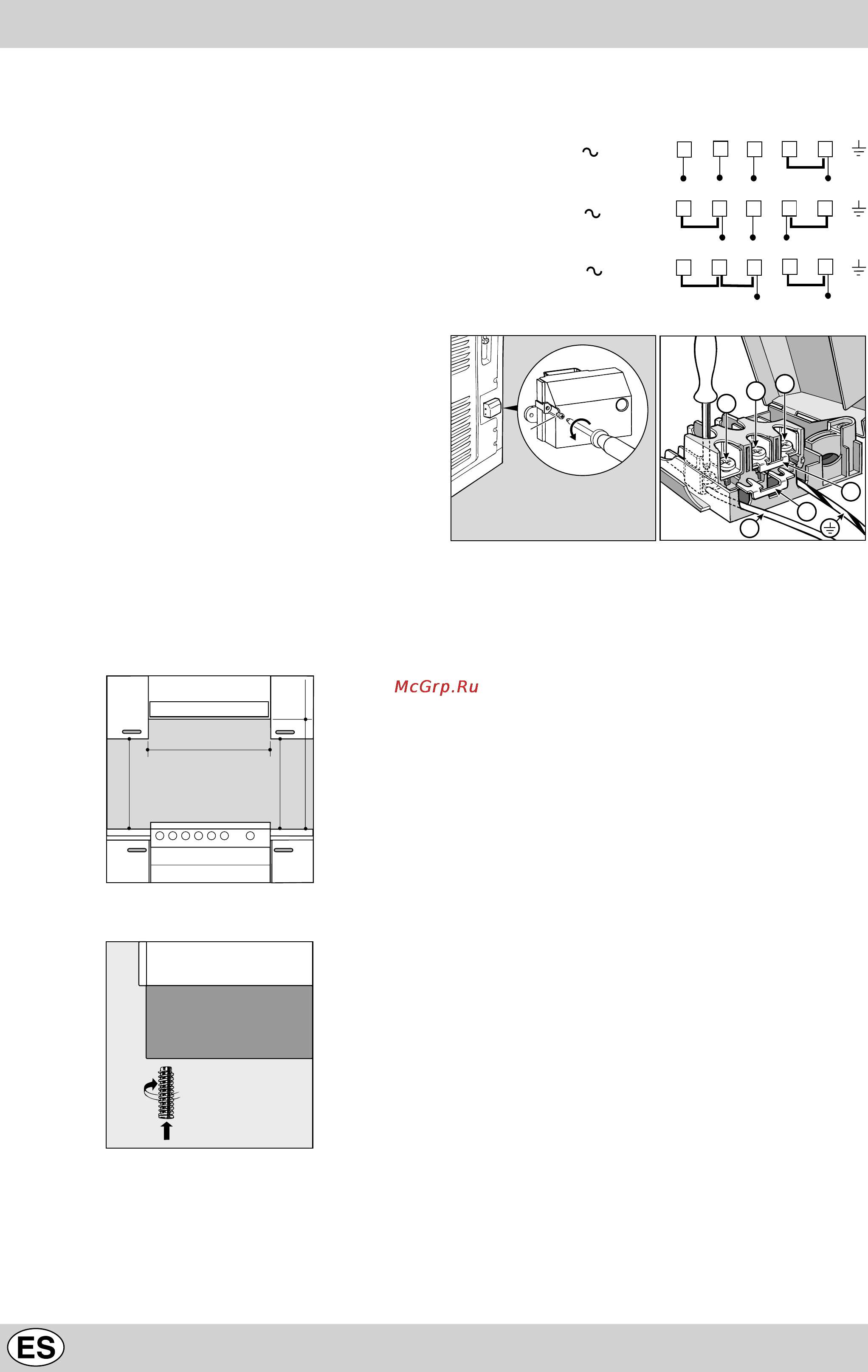 Indesit K3C0 E.C/R [12/56] Instrucciones para la instalación