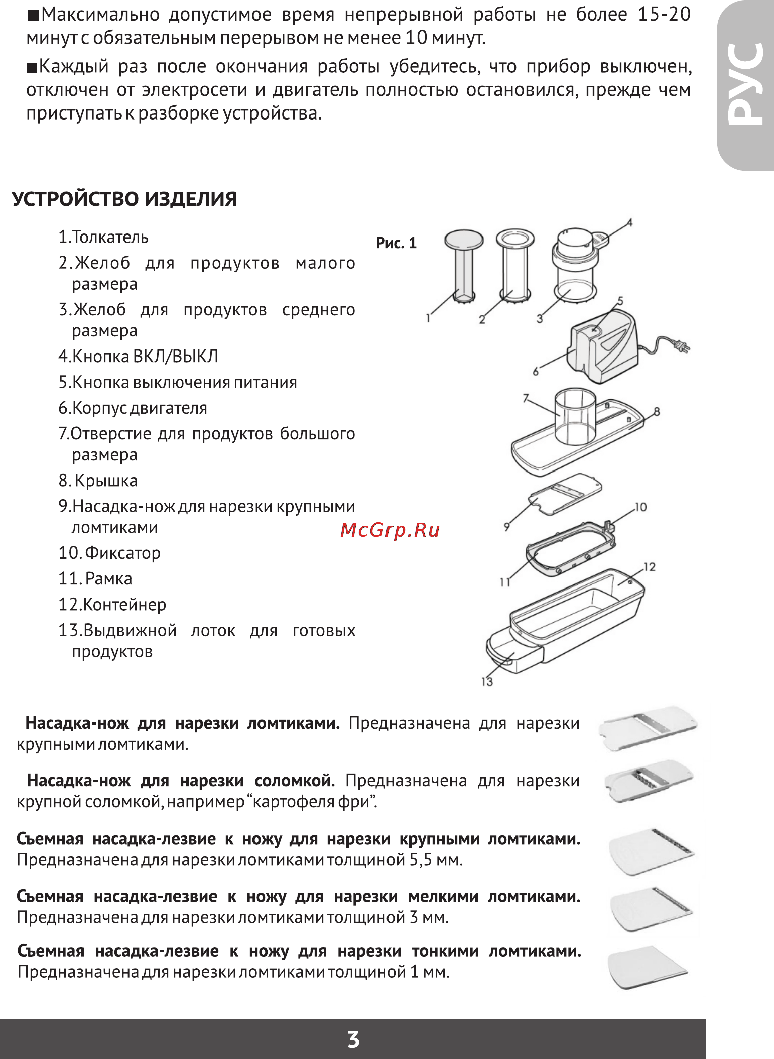 Фея 3028A [4/10] Устройство изделия