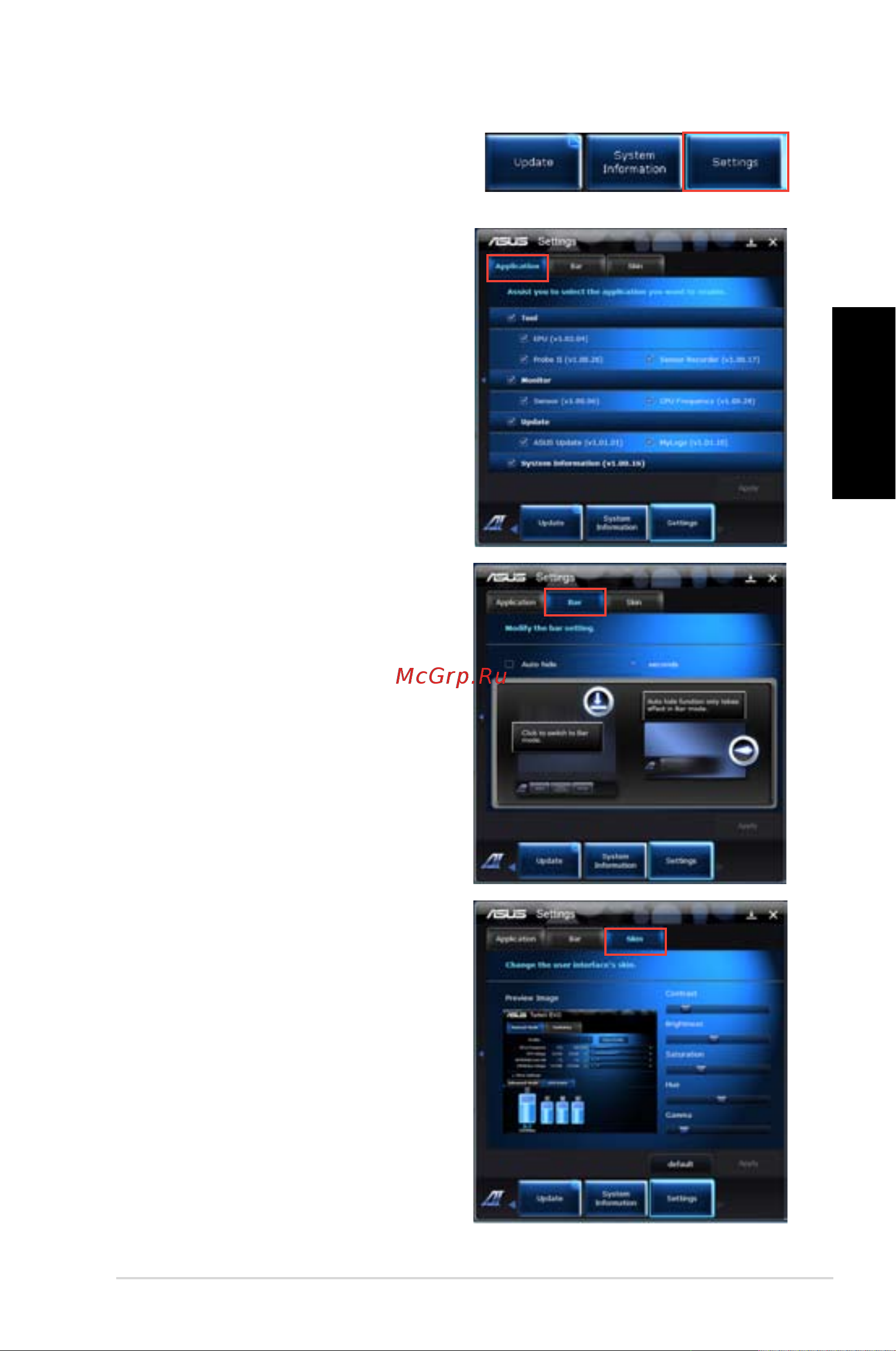 Asus CG8250 2P i5-2310M [141/239] Settings