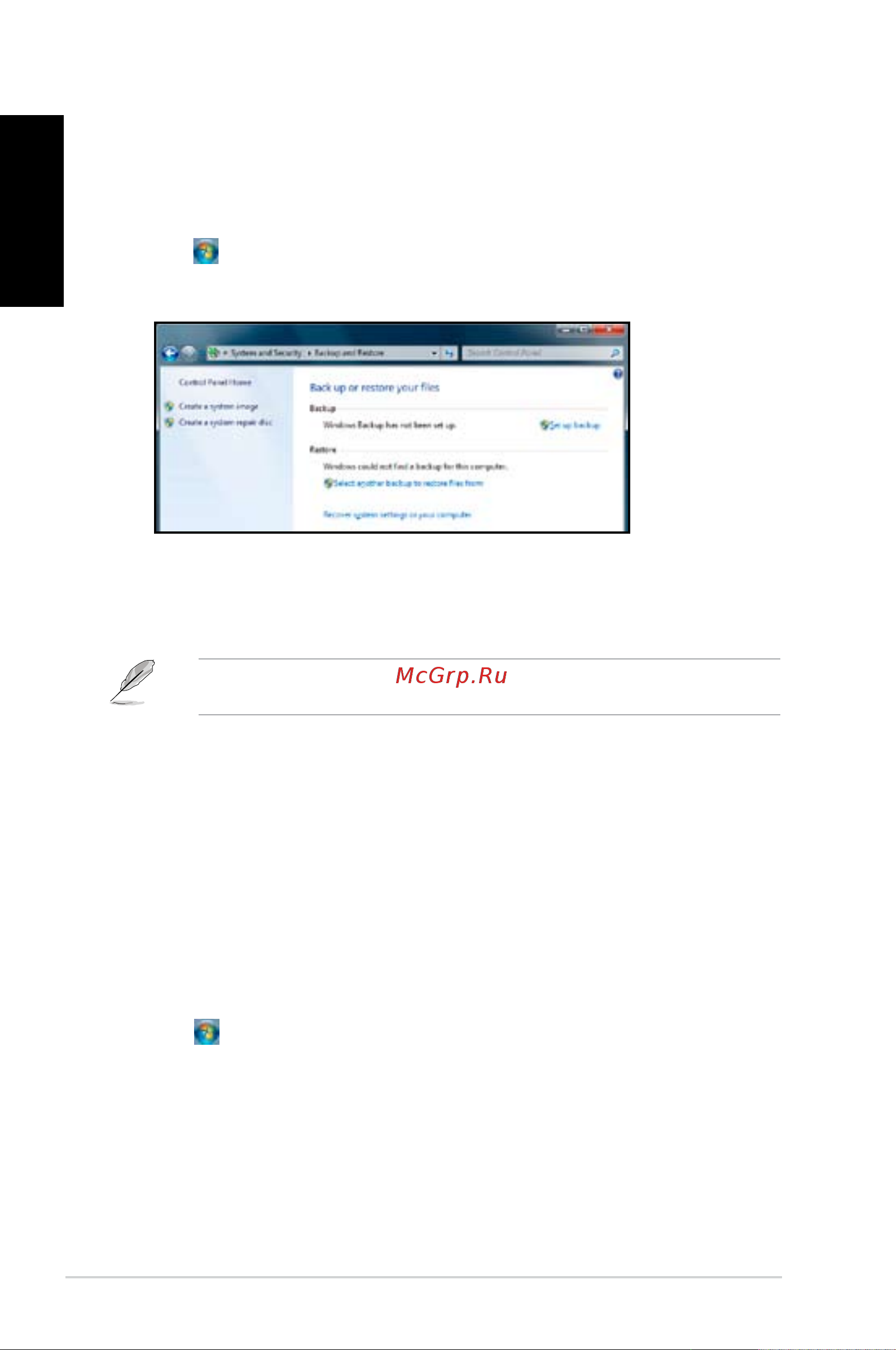 Asus CG8250 2P i5-2310M [28/239] Restoring your system