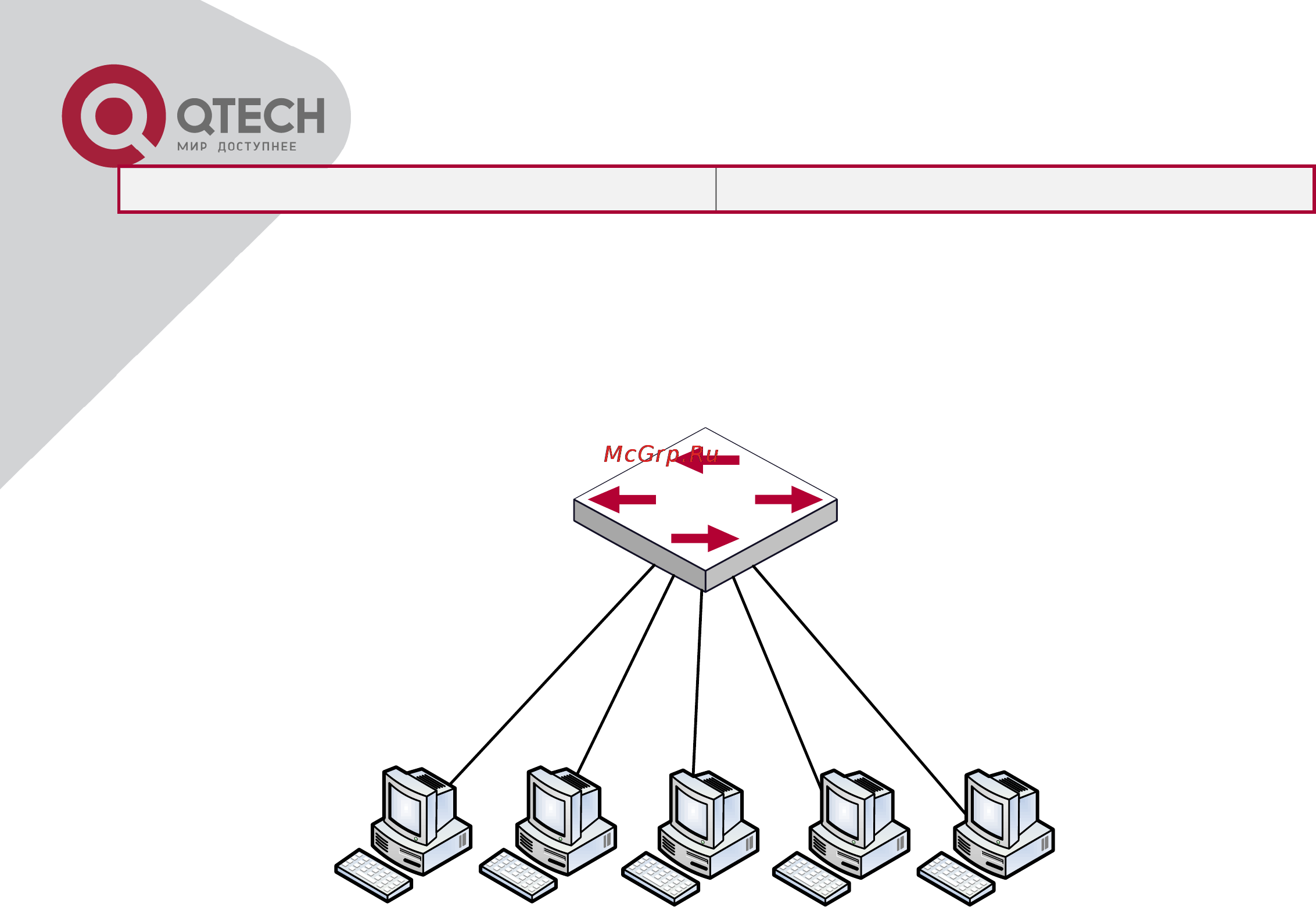 Q-Tech QSW-9800 [219/266] Пример конфигурации самообращенного arp
