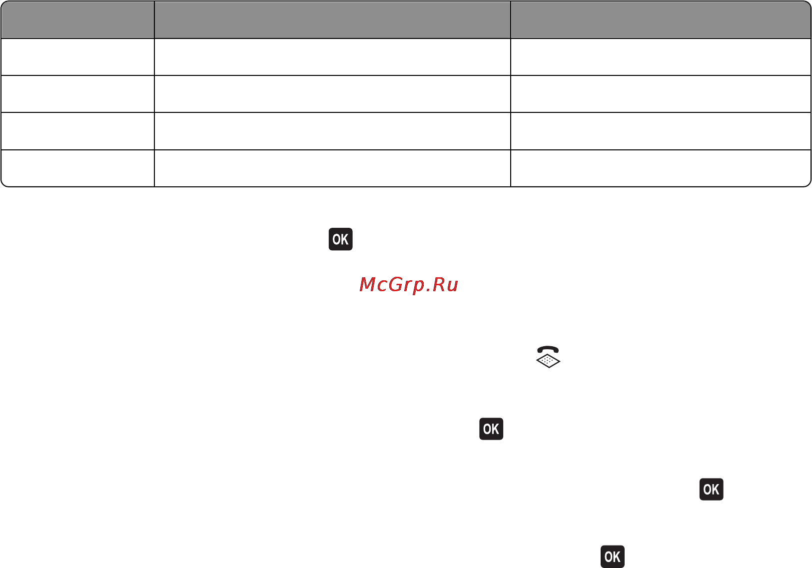 Lexmark Interpret S405 [96/200] Какие параметры необходимо настроить для цифровой голосовой почты