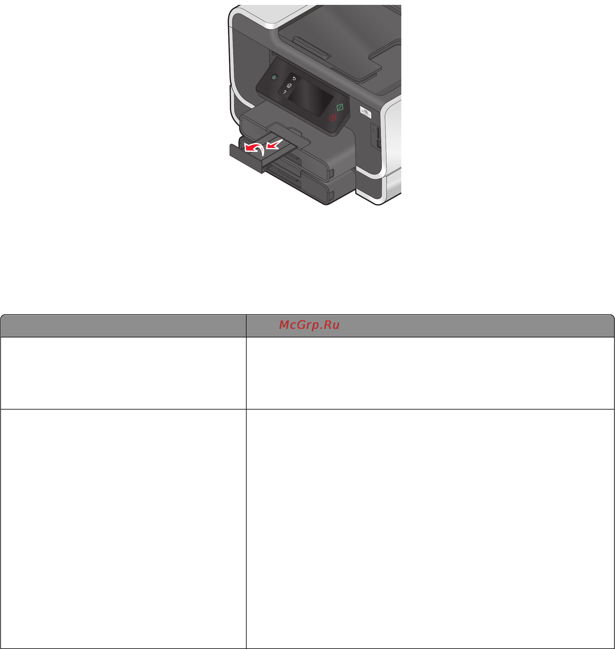 Lexmark Pinnacle Pro901 [33/217] Загрузка различных типов бумаги