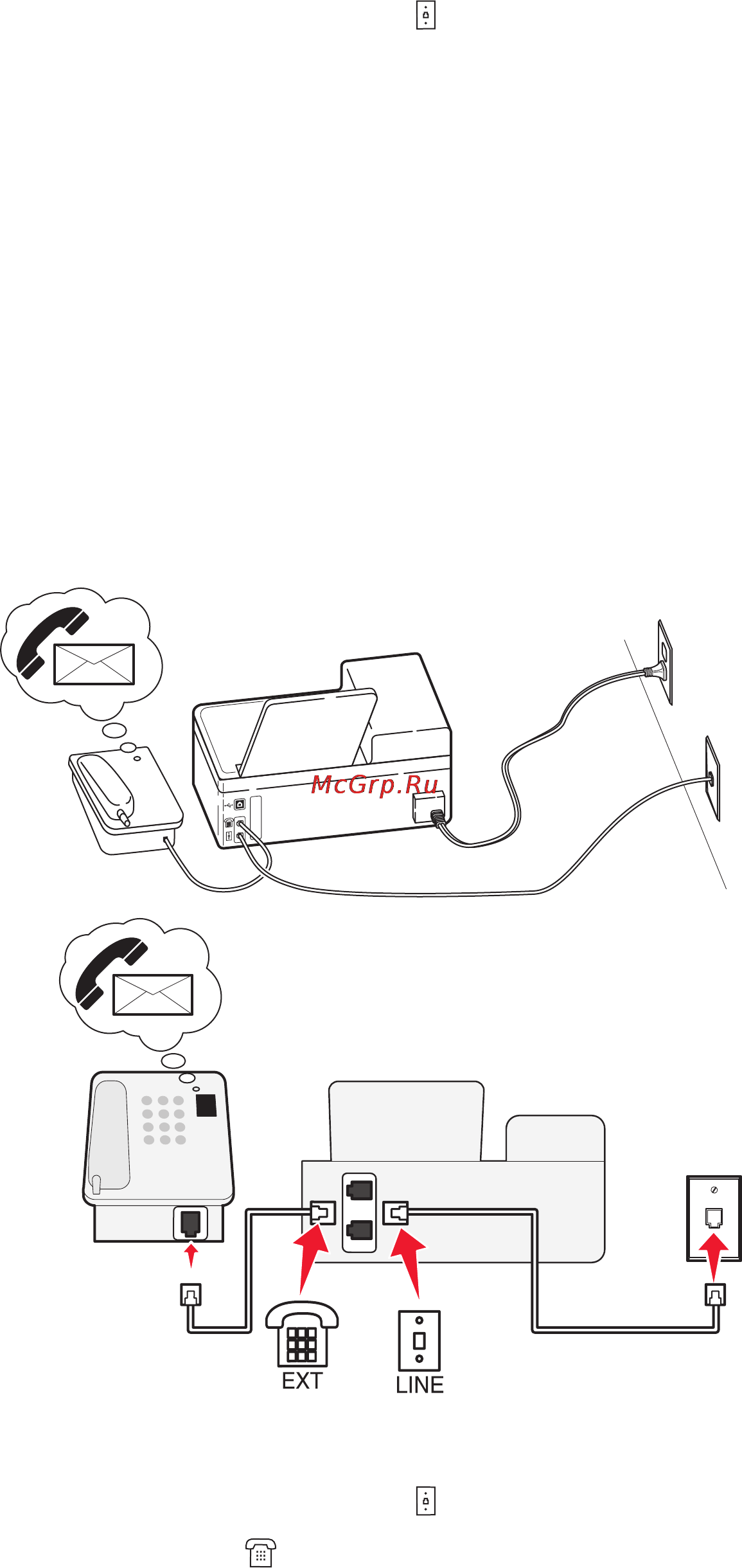 Lexmark Pinnacle Pro901 [86/217] Установка 3 принтер подключен к телефонной линии для которой получена подписка на услугу голосовой почты